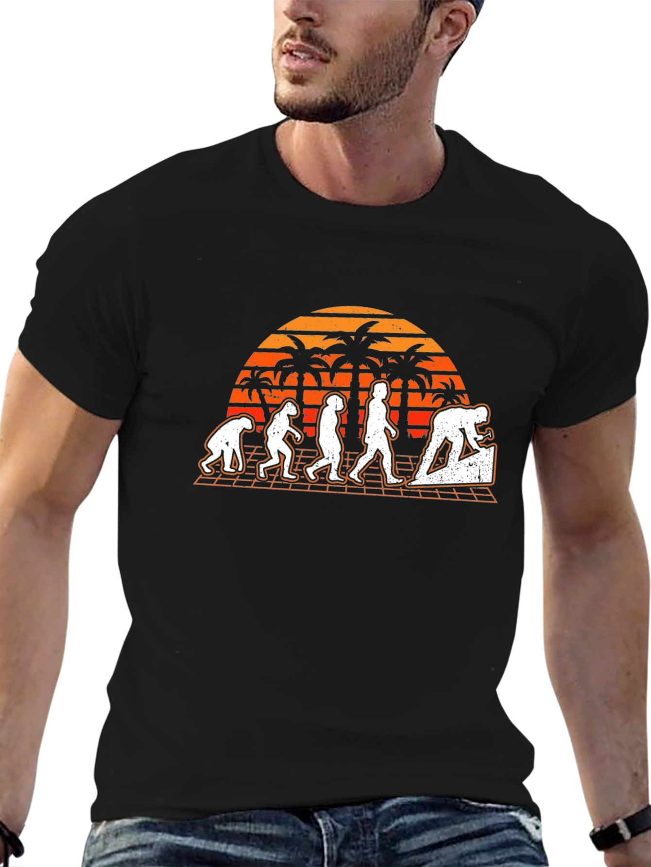 Retro Bricklayer Evolution T-Shirt