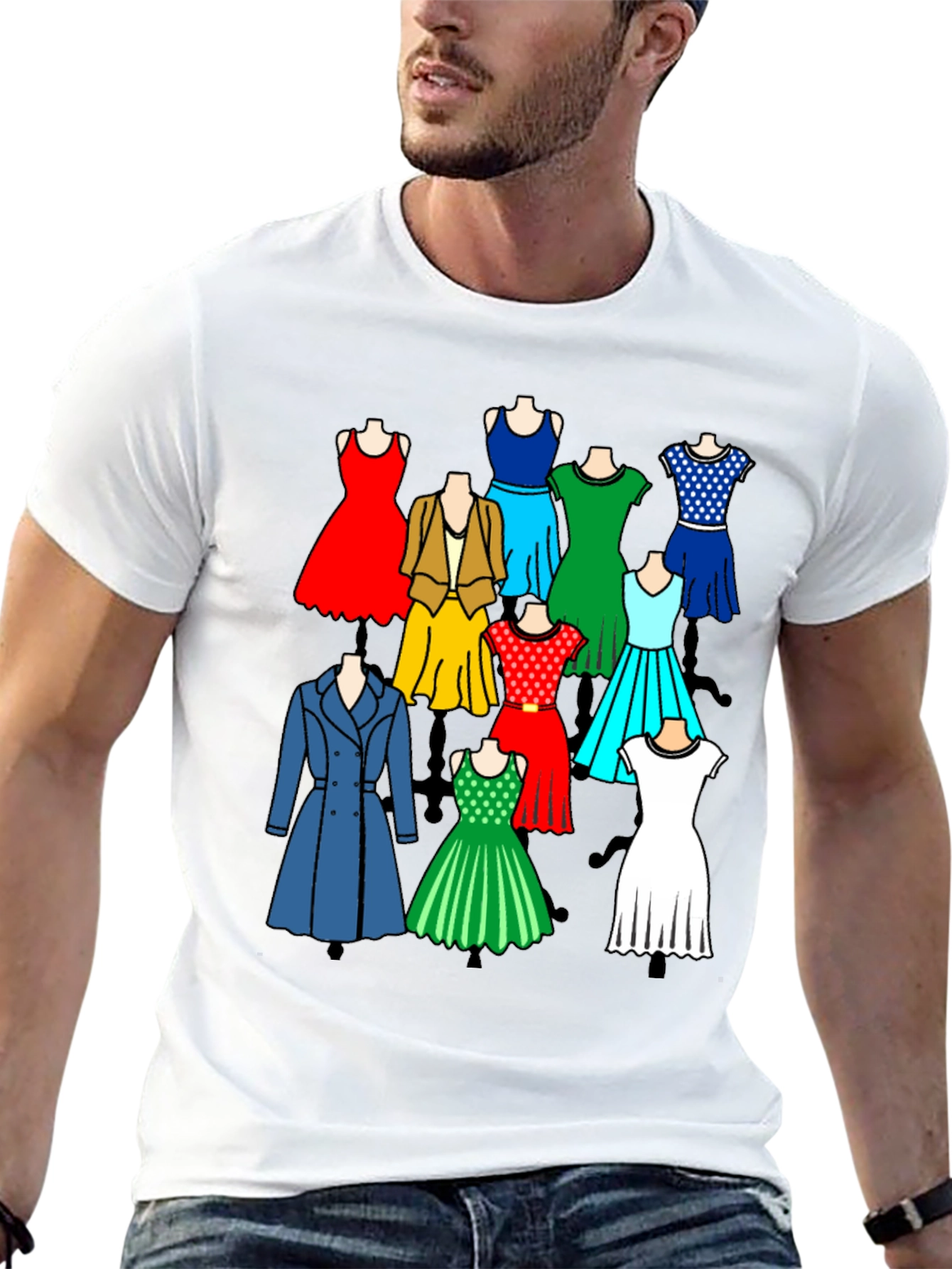Colorful Dresses Graphic Tee