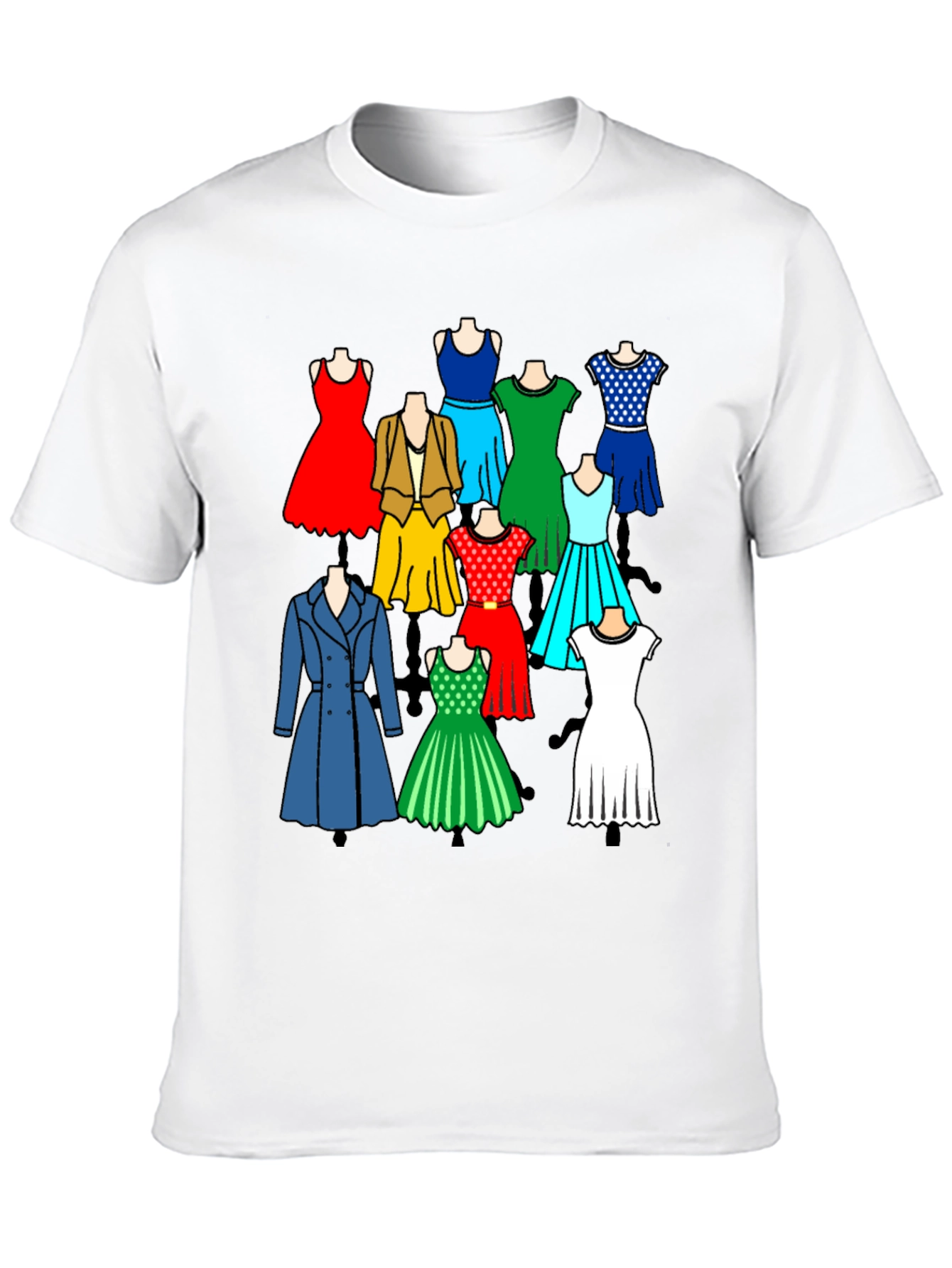 Colorful Dresses Graphic Tee