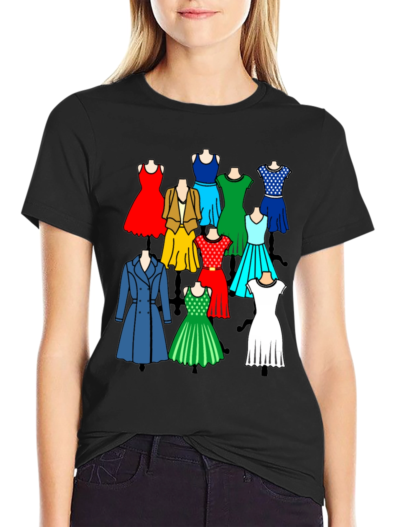 Colorful Dresses Graphic Tee