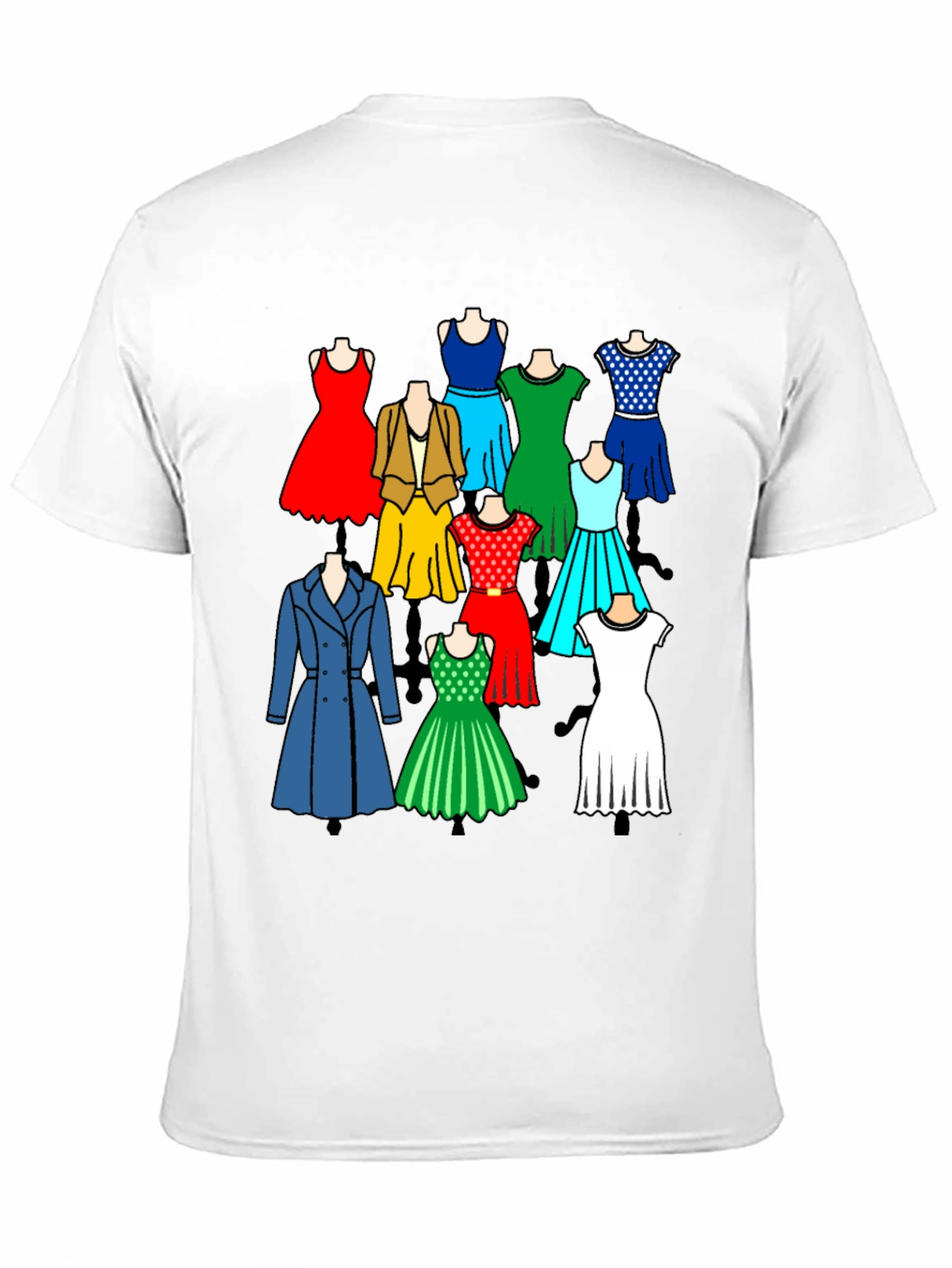 Colorful Dresses Graphic Tee
