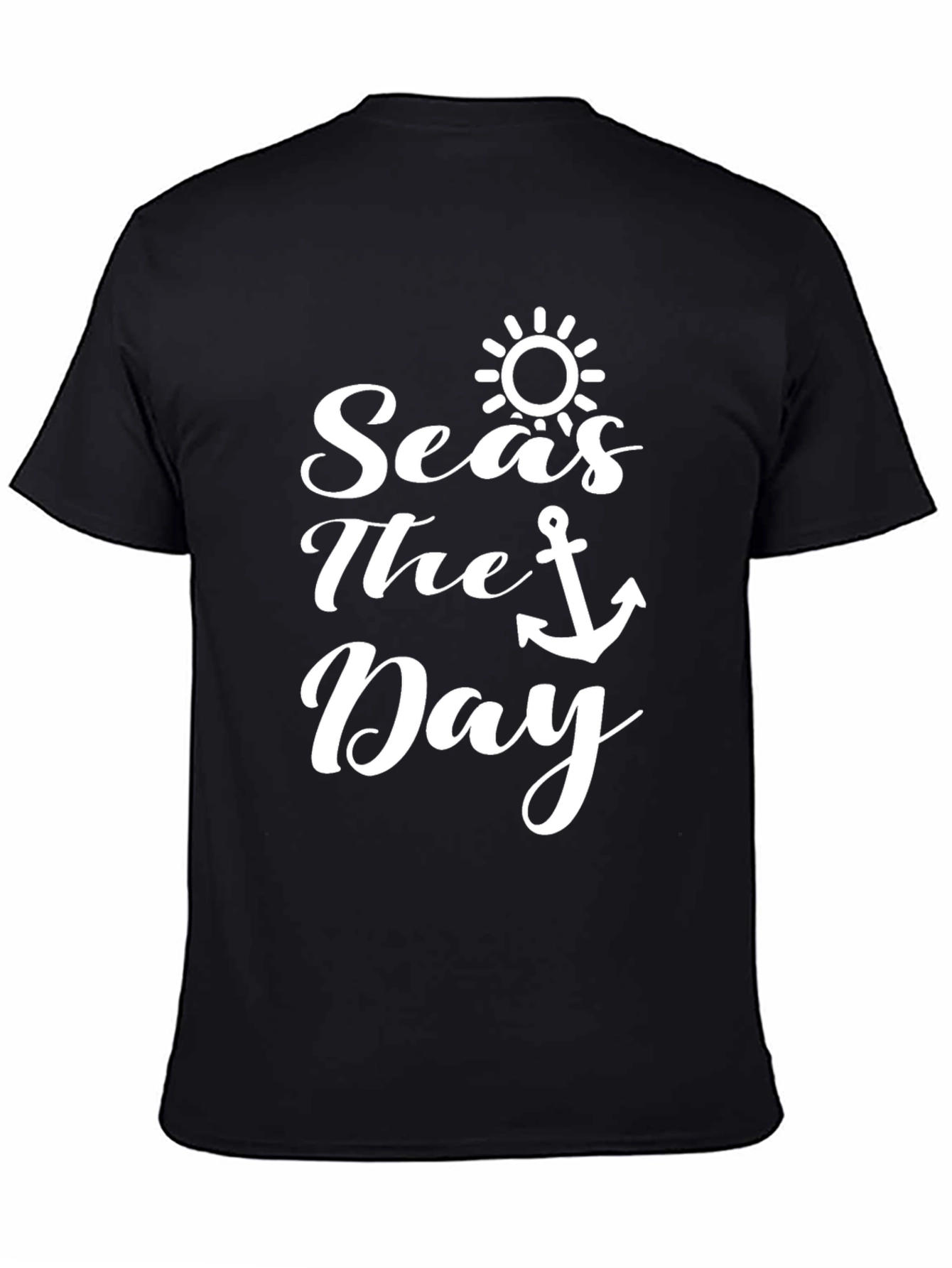 Seas The Day Graphic T-Shirt - Summer Nautical Theme