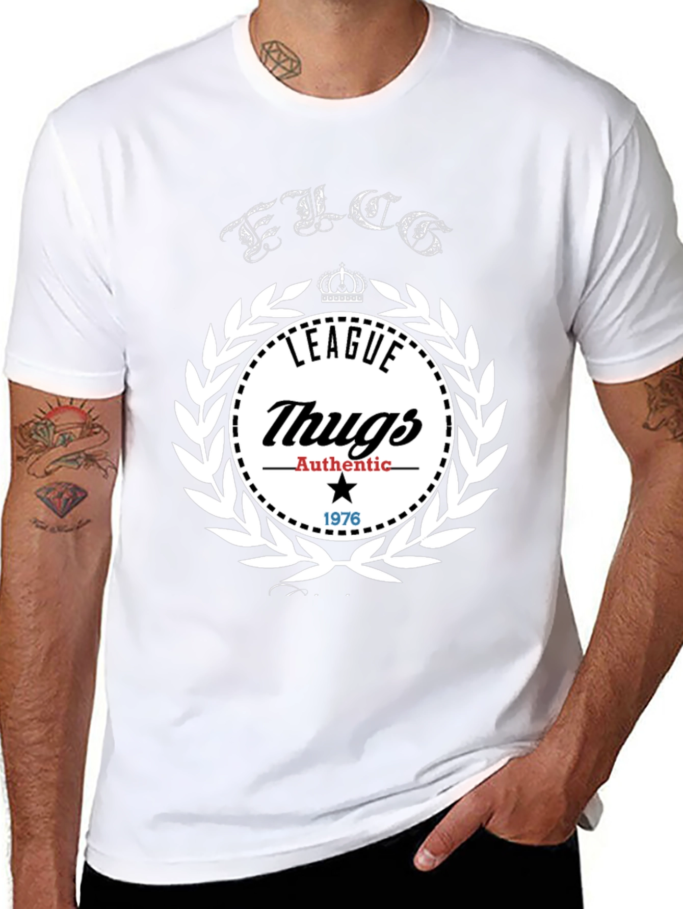 League Thugs Authentic 1976 Black T-Shirt
