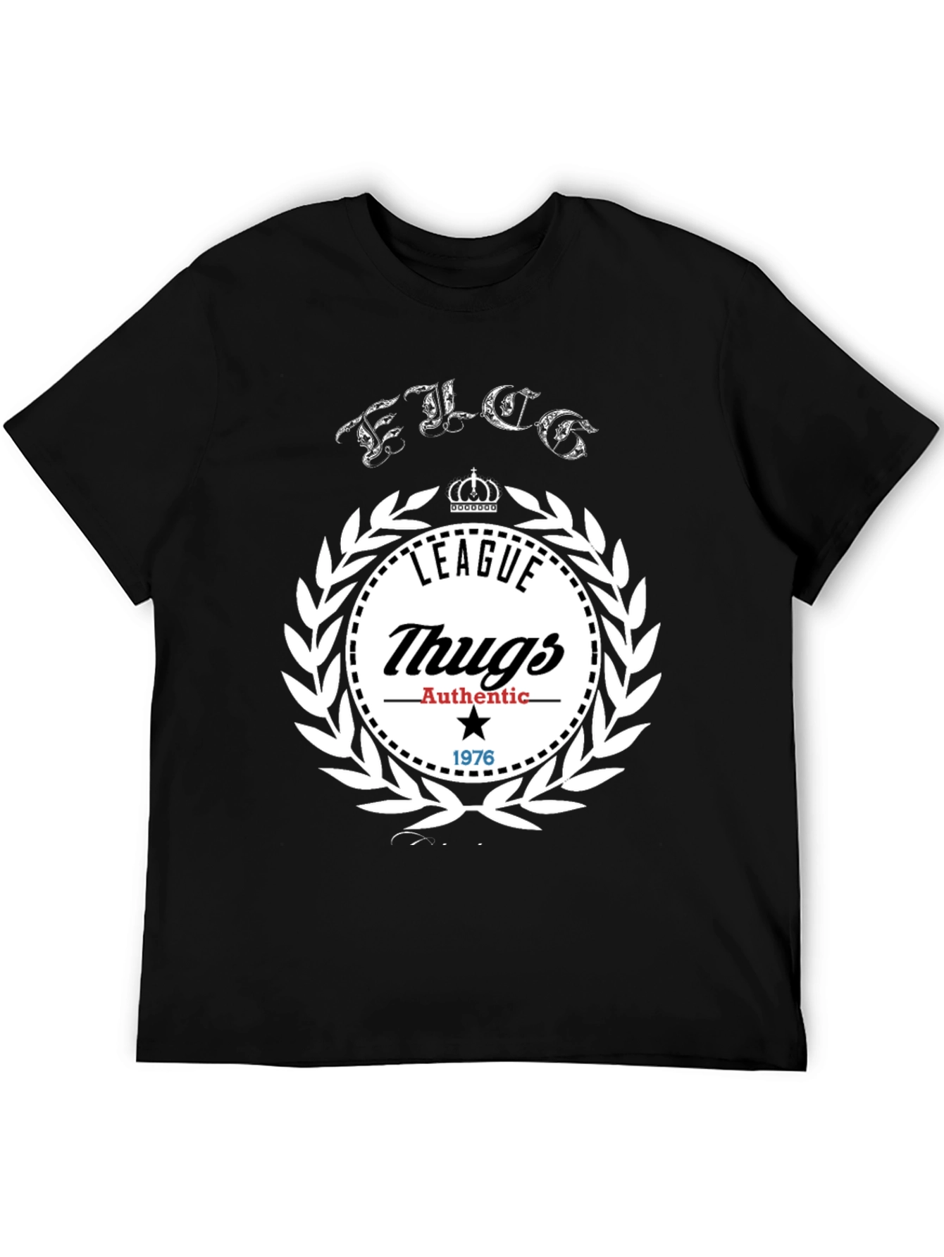 League Thugs Authentic 1976 Black T-Shirt