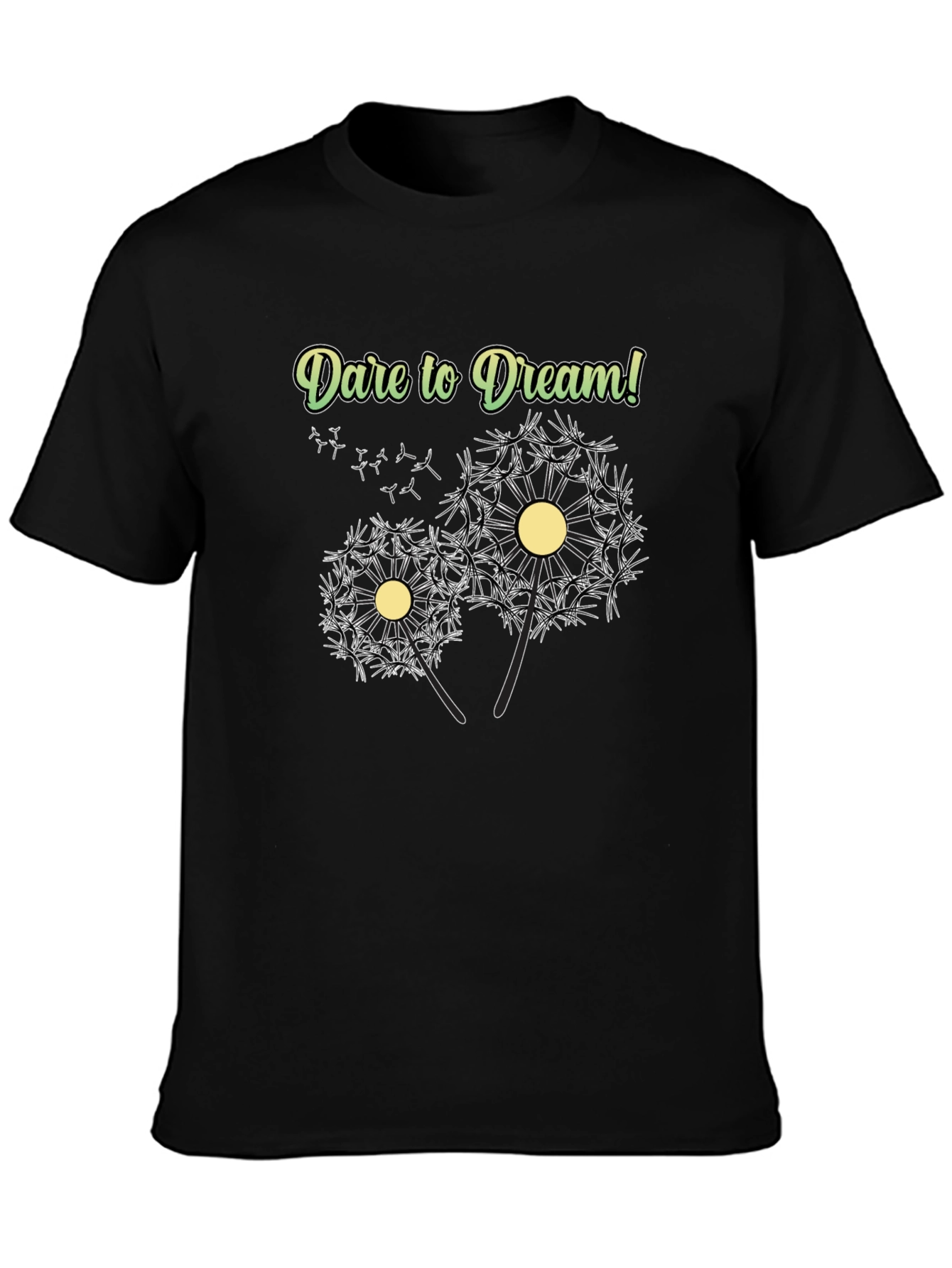 Dare to Dream Graphic Tee - Black