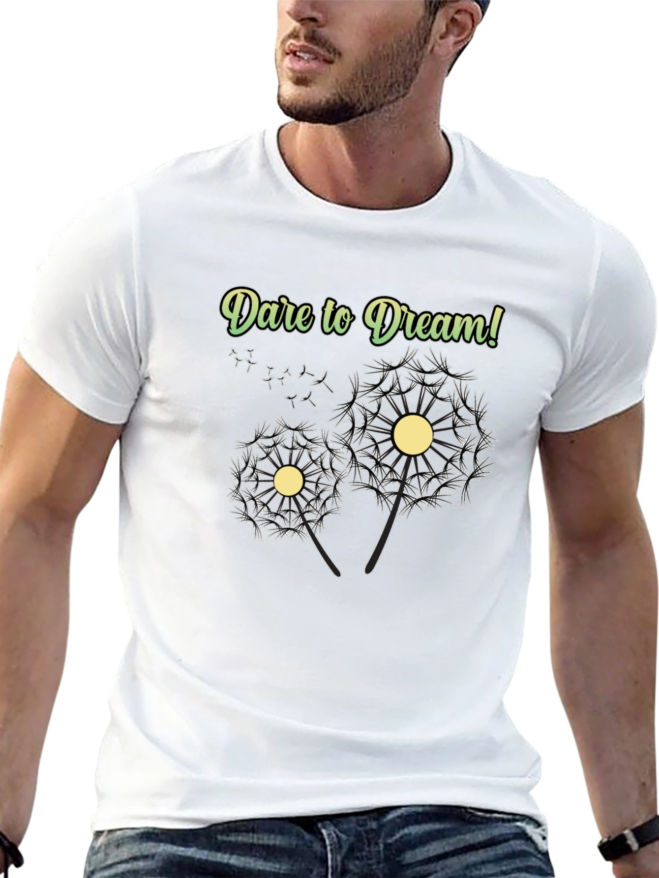 Dare to Dream Graphic Tee - Black