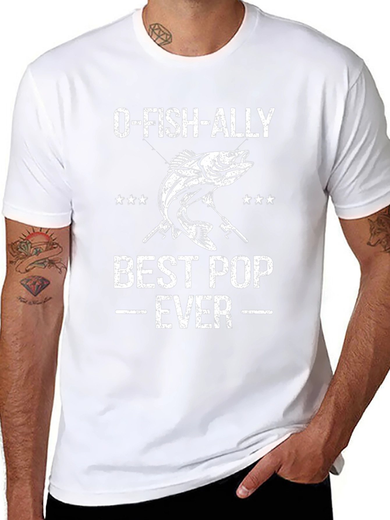 O-FISH-ALLY Best Pop Ever Black T-Shirt