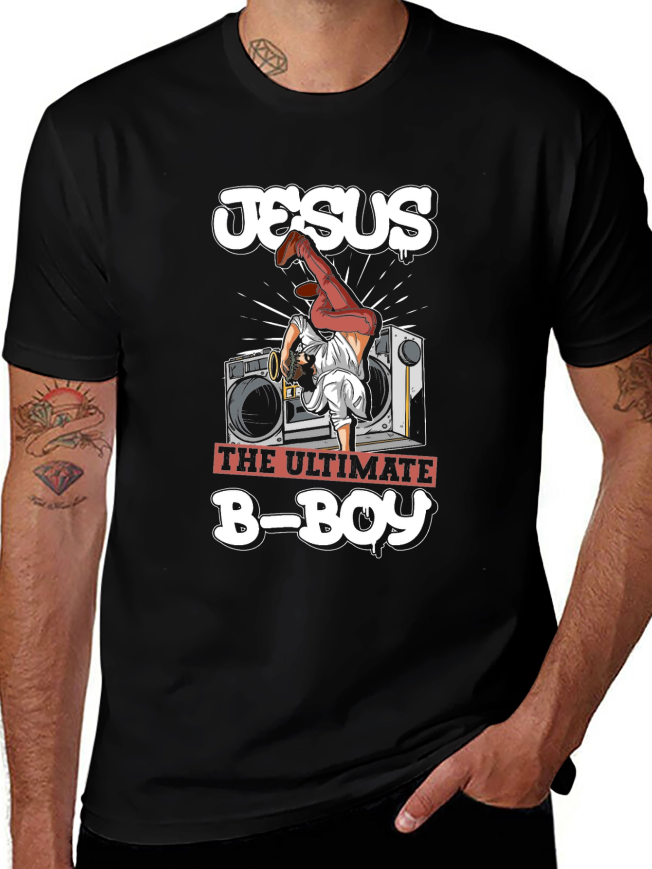 Jesus The Ultimate B-Boy Graphic T-Shirt