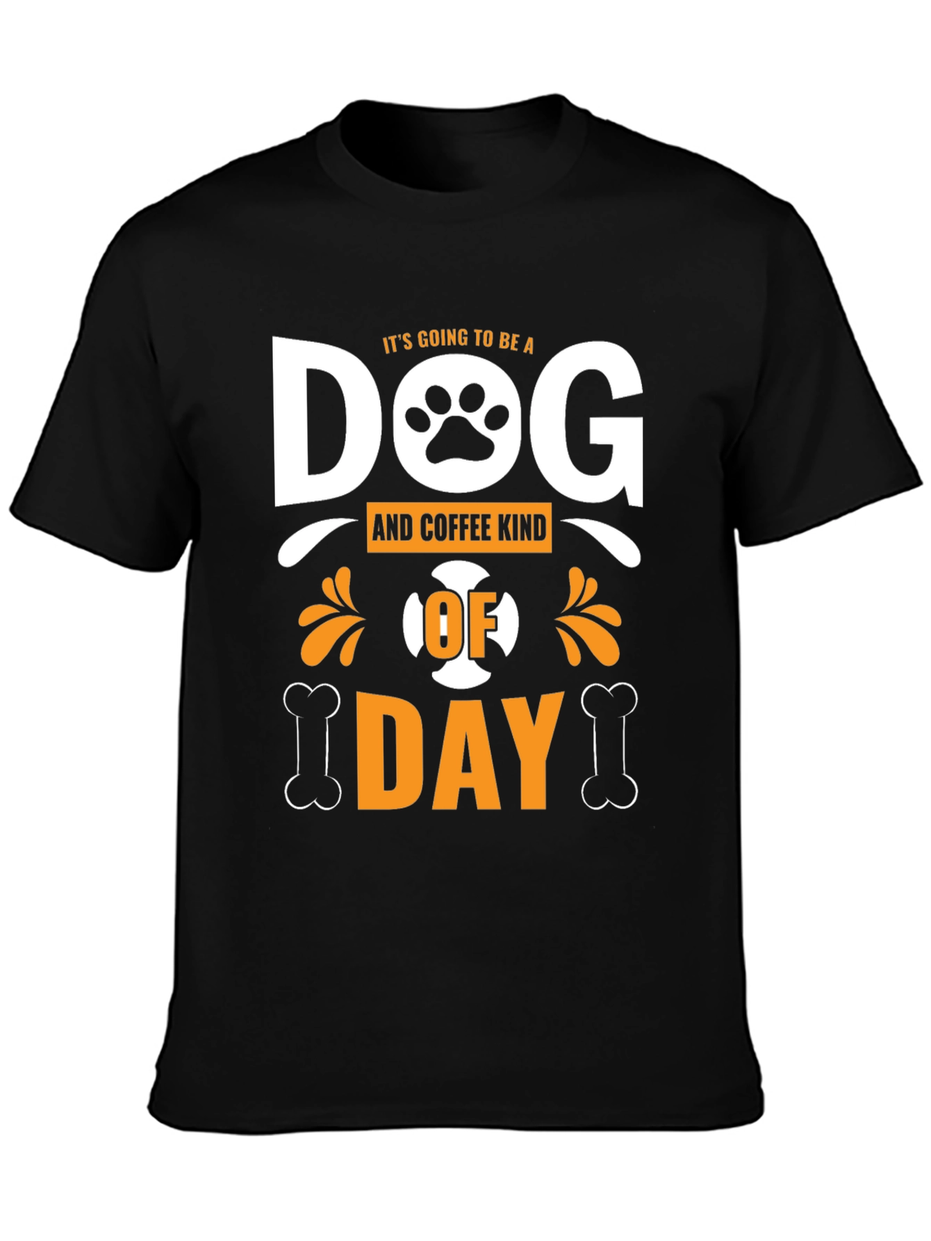 Dog & Coffee Kind of Day Graphic T-Shirt