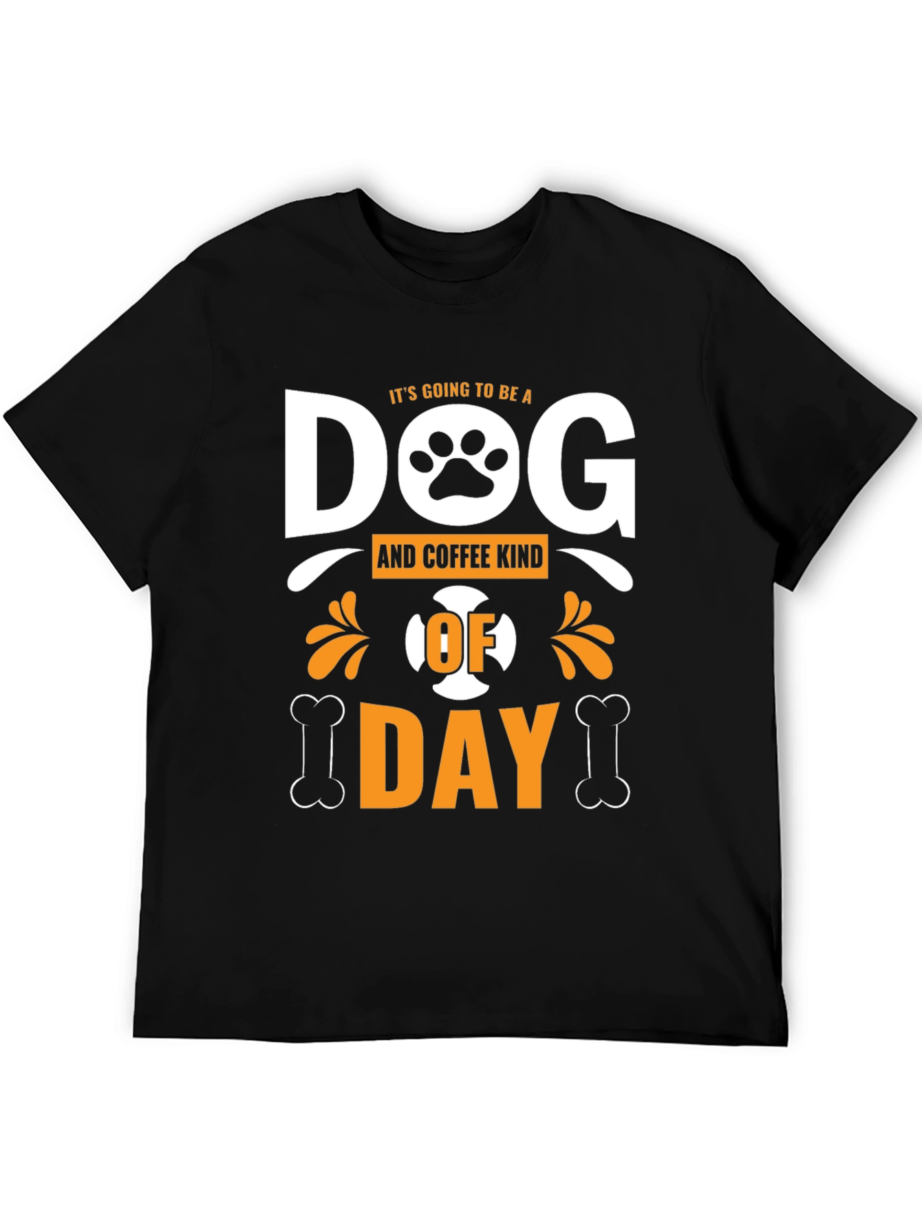 Dog & Coffee Kind of Day Graphic T-Shirt
