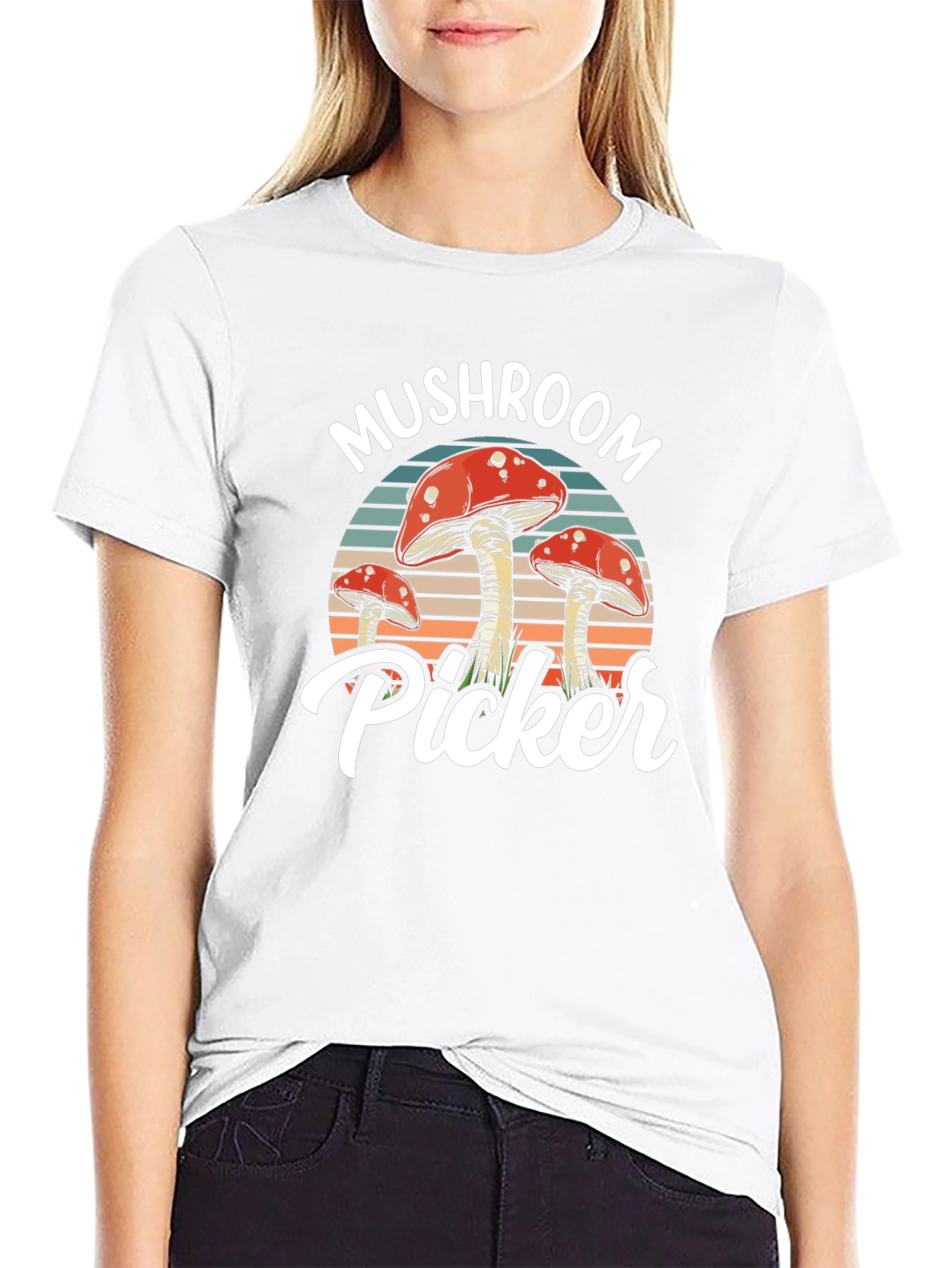 Mushroom Picker Graphic T-Shirt