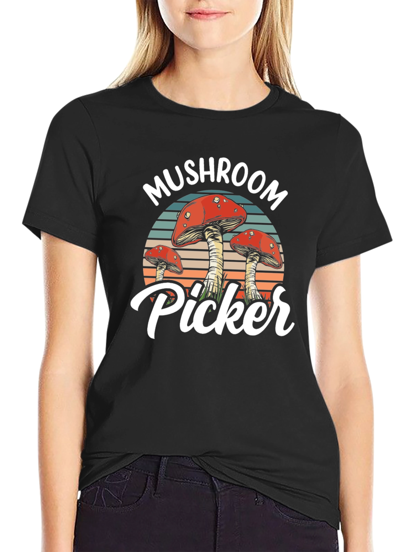 Mushroom Picker Graphic T-Shirt