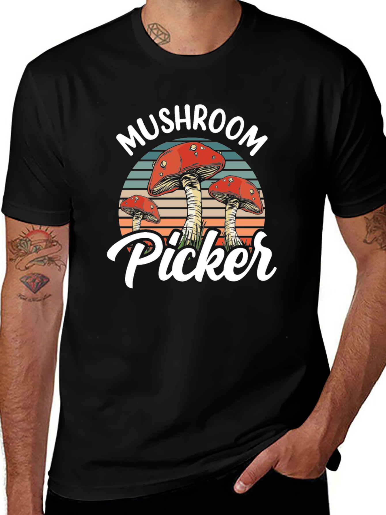 Mushroom Picker Graphic T-Shirt