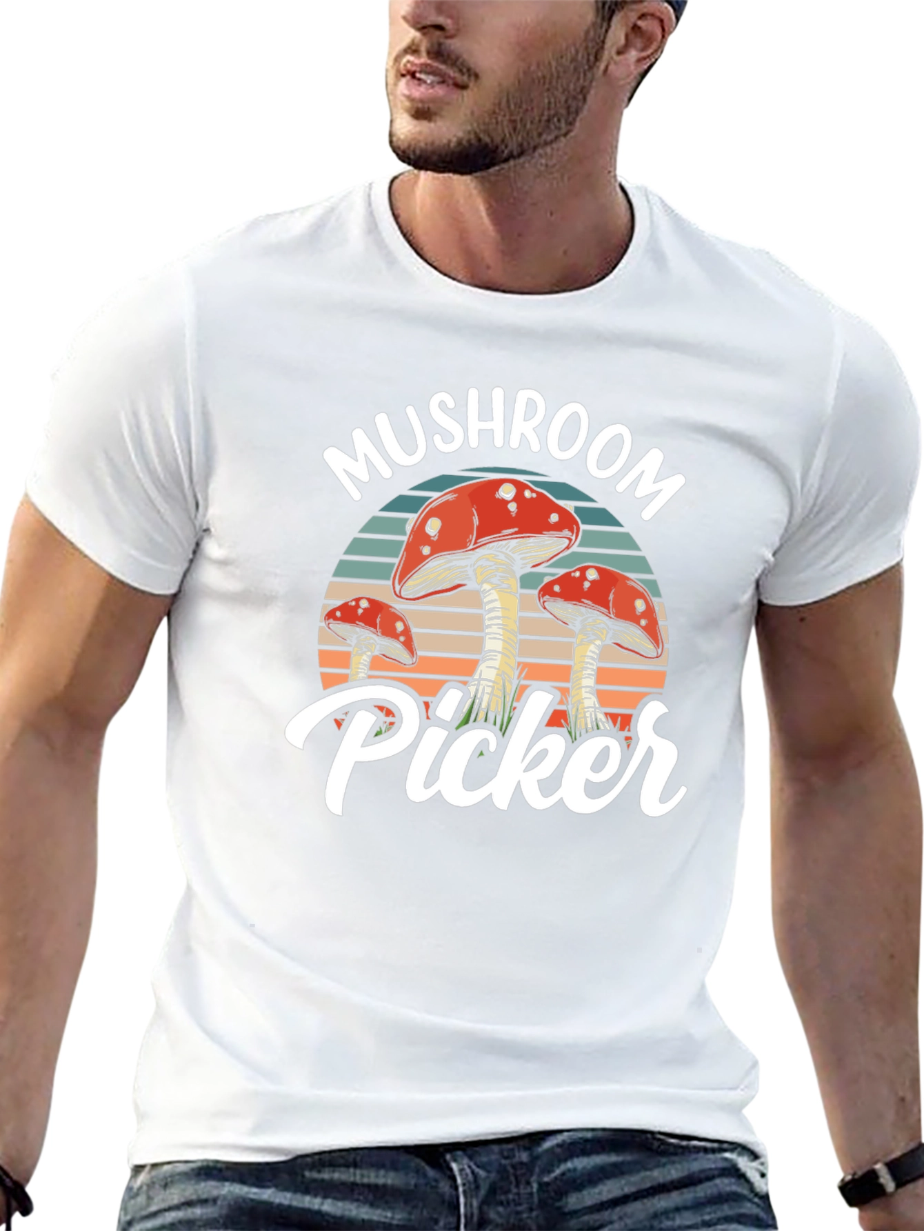 Mushroom Picker Graphic T-Shirt