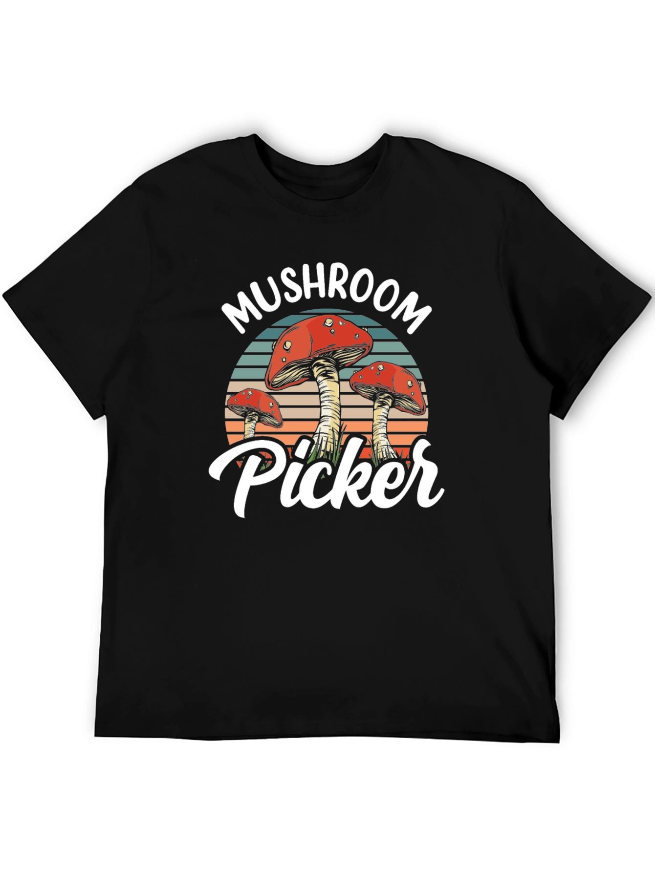 Mushroom Picker Graphic T-Shirt