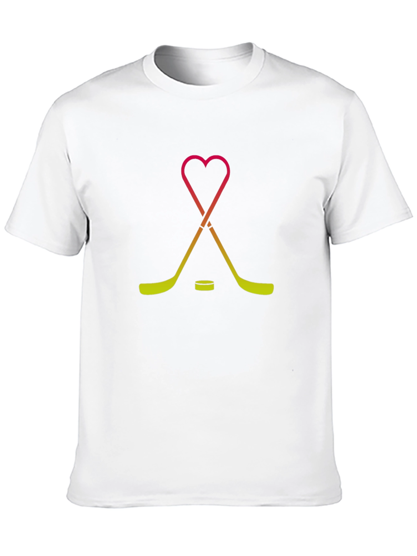 Heart Hockey Sticks Graphic Tee