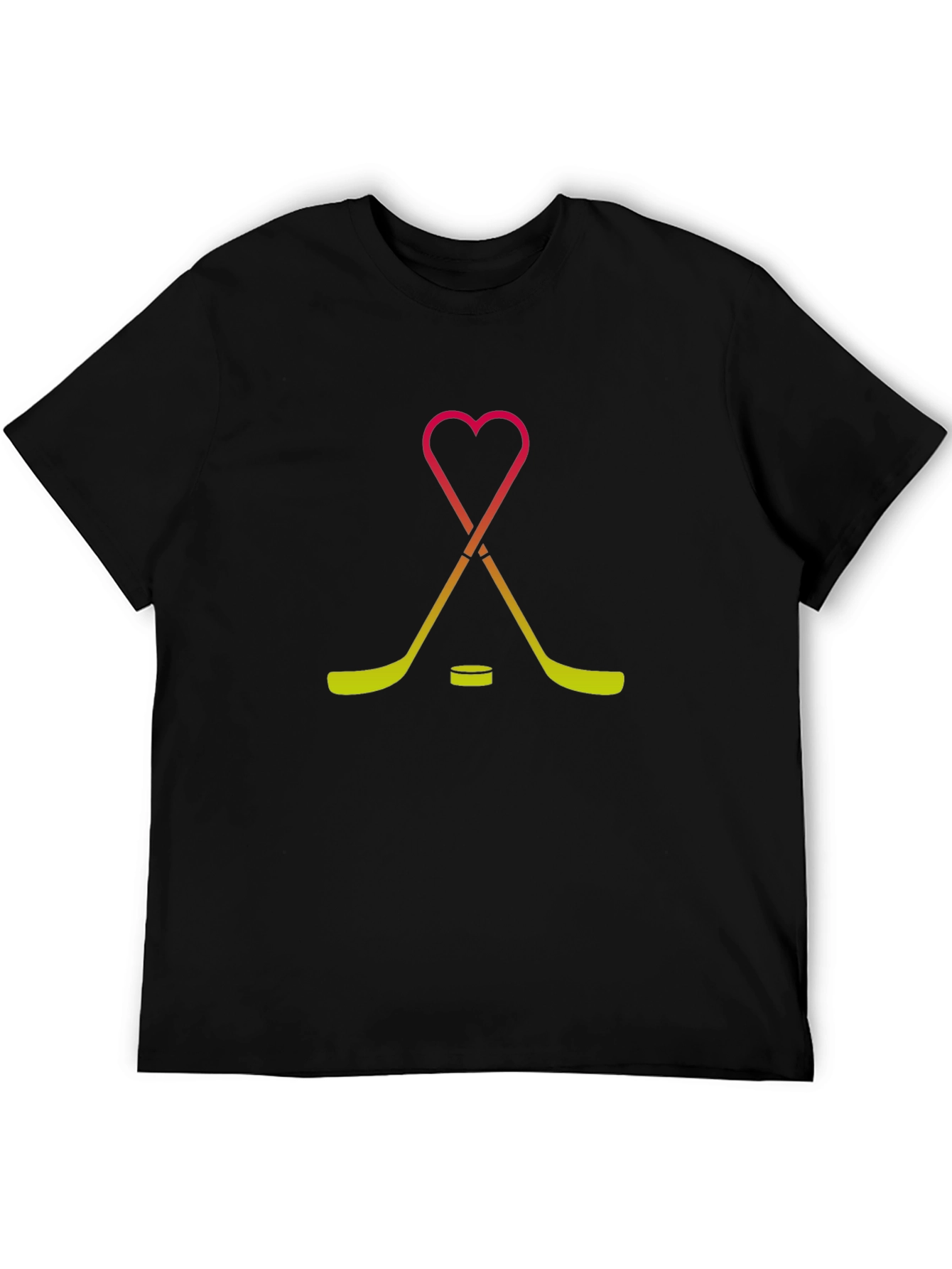 Heart Hockey Sticks Graphic Tee