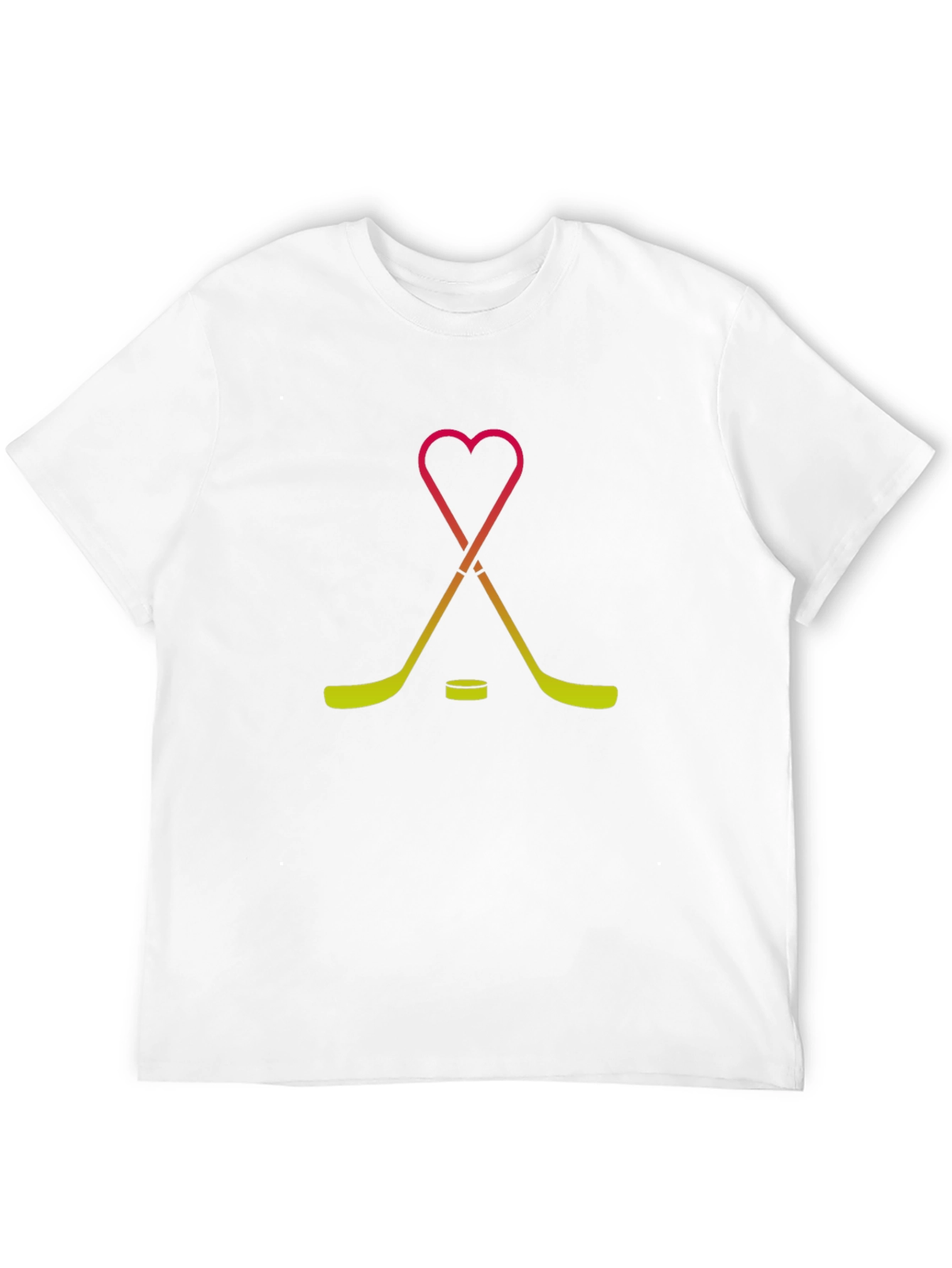 Heart Hockey Sticks Graphic Tee