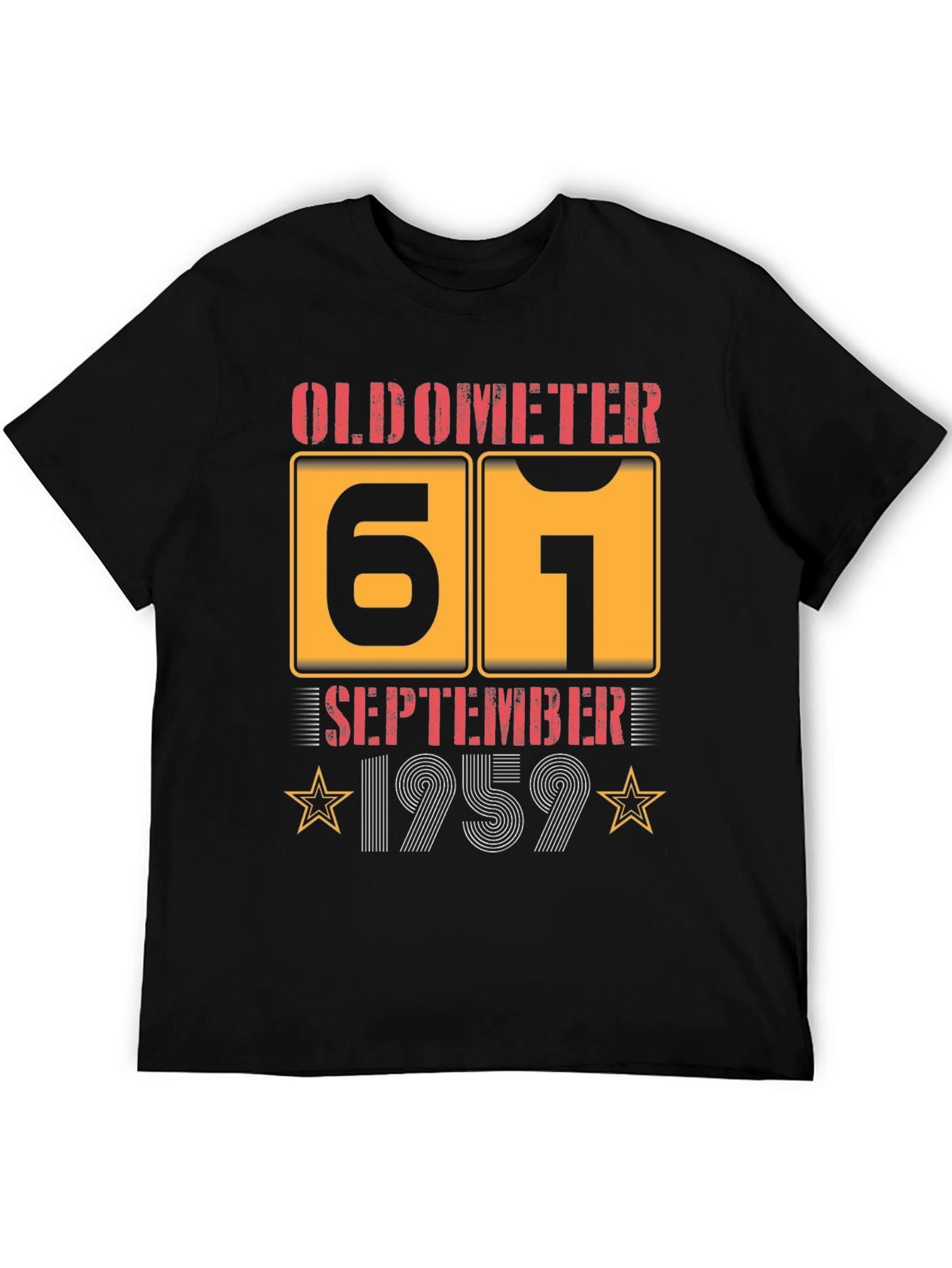 61st Birthday September 1959 Oldometer T-Shirt