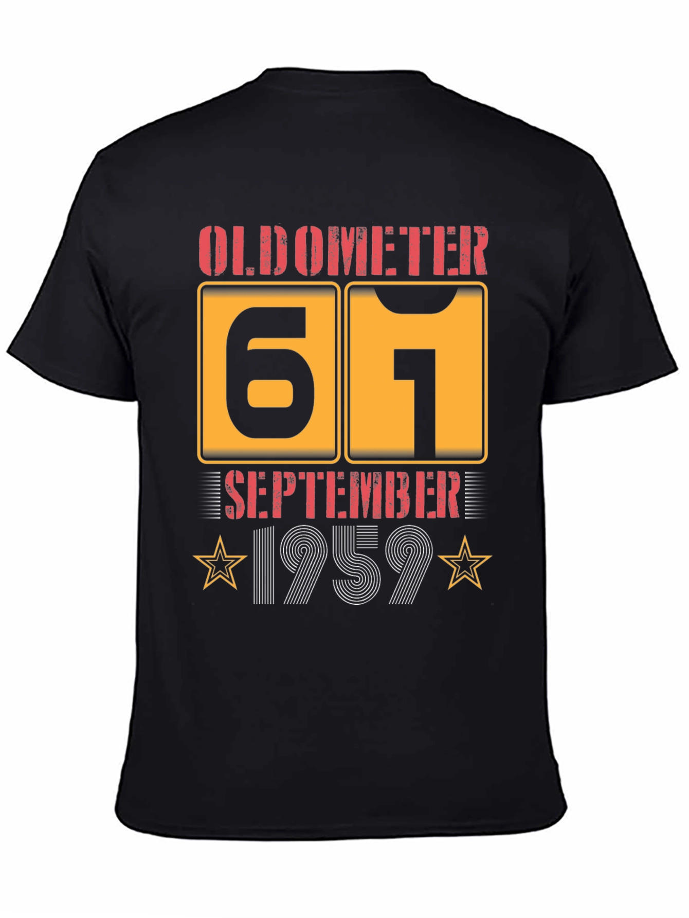 61st Birthday September 1959 Oldometer T-Shirt