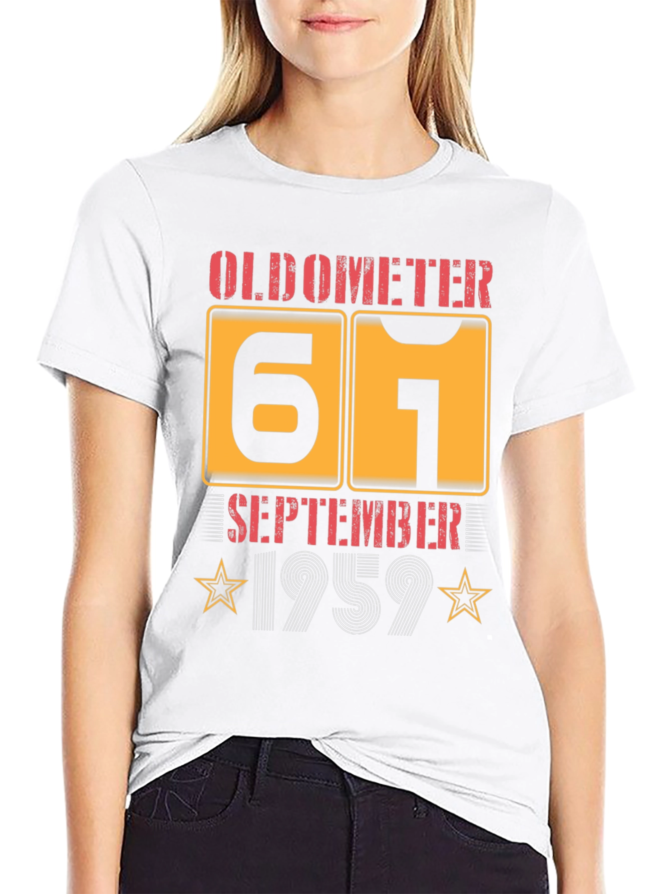 61st Birthday September 1959 Oldometer T-Shirt