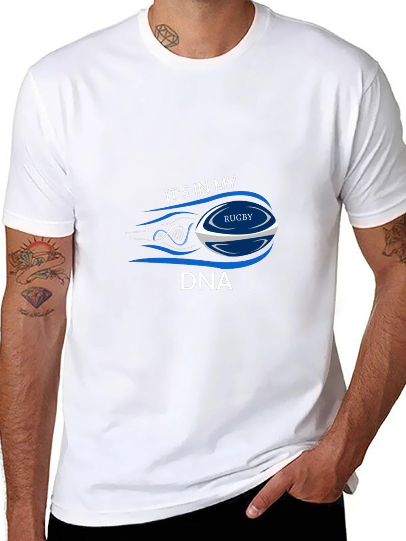 Rugby DNA T-Shirt - Sport Fan Tee