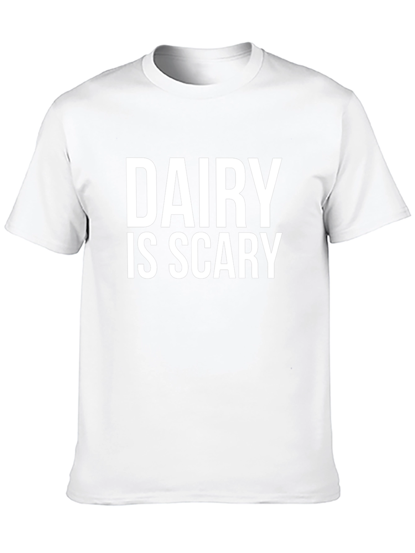 Dairy is Scary Black Graphic Tee