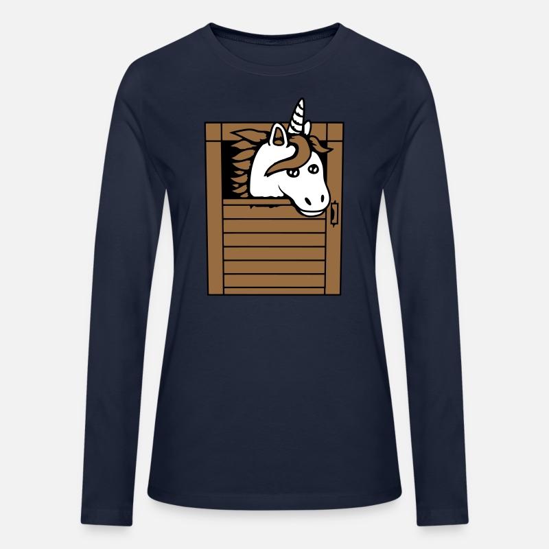 Unicorn Horse Stable Pony Peeking Out Cute Comic