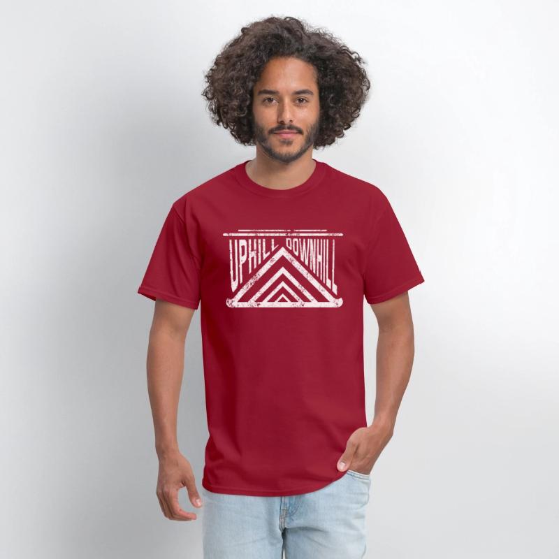 Uphill Downhill Mountains Outdoors