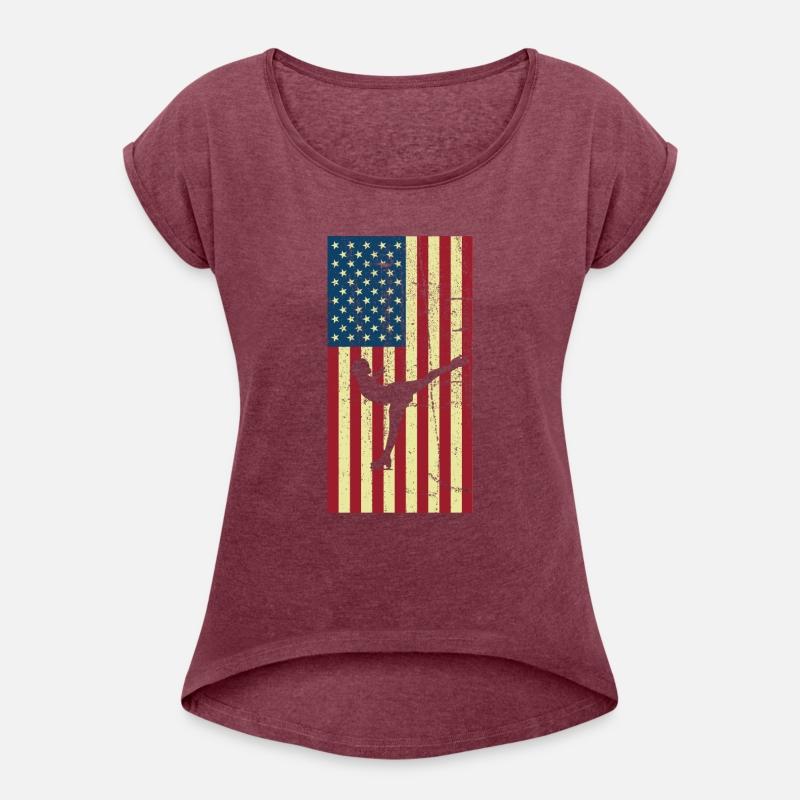 US flag Ice Skating