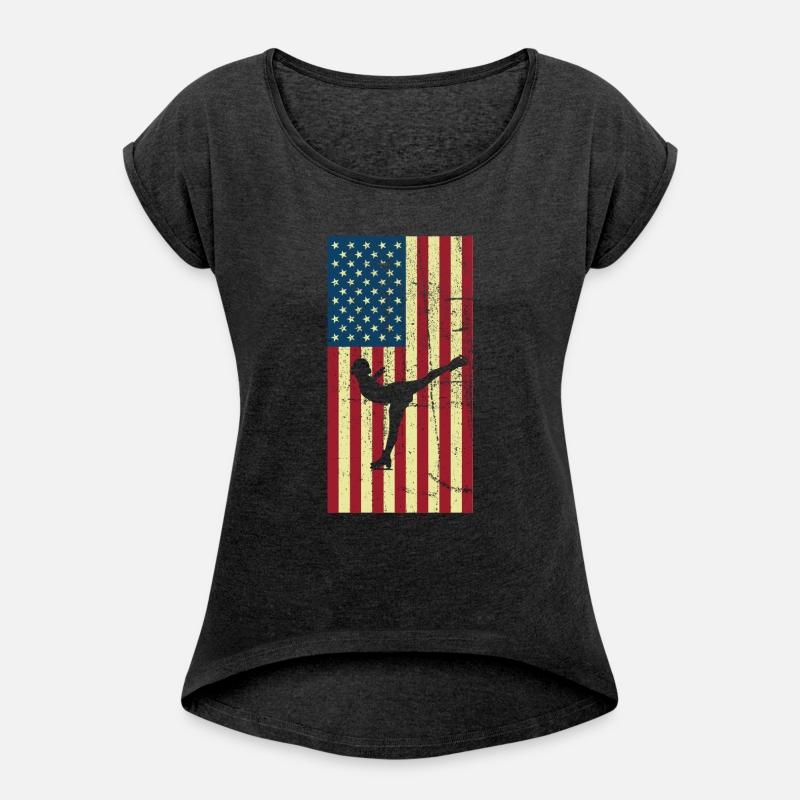 US flag Ice Skating