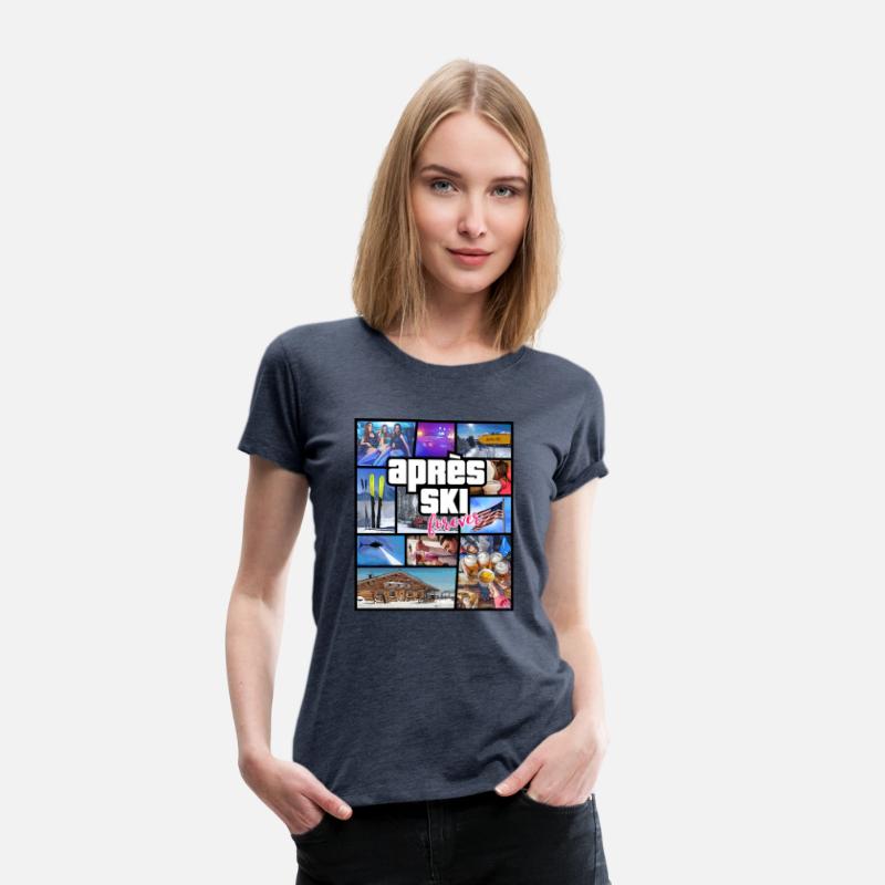 USA Apres Ski Comic Style Design