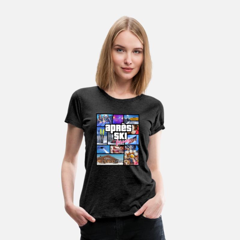 USA Apres Ski Comic Style Design