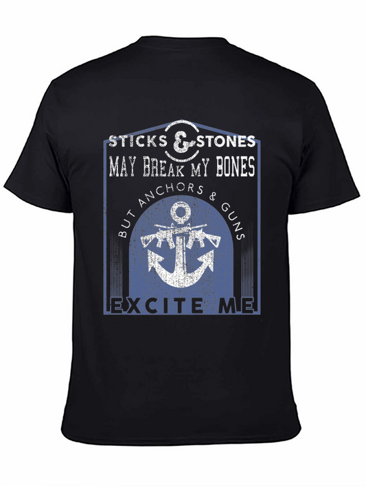 Sticks & Stones Anchor Graphic T-Shirt