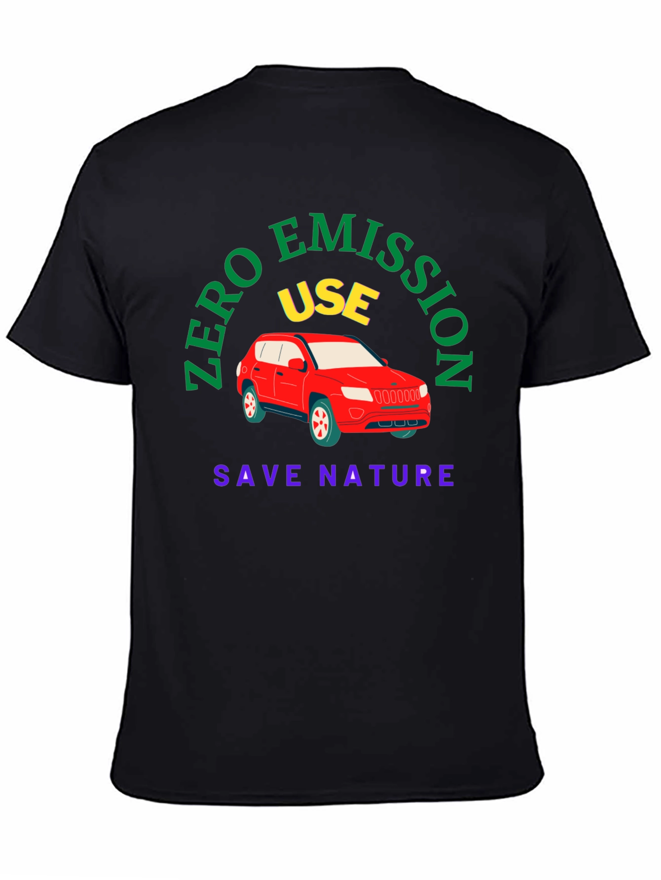 Zero Emission Tee: Save Nature Drive Electric