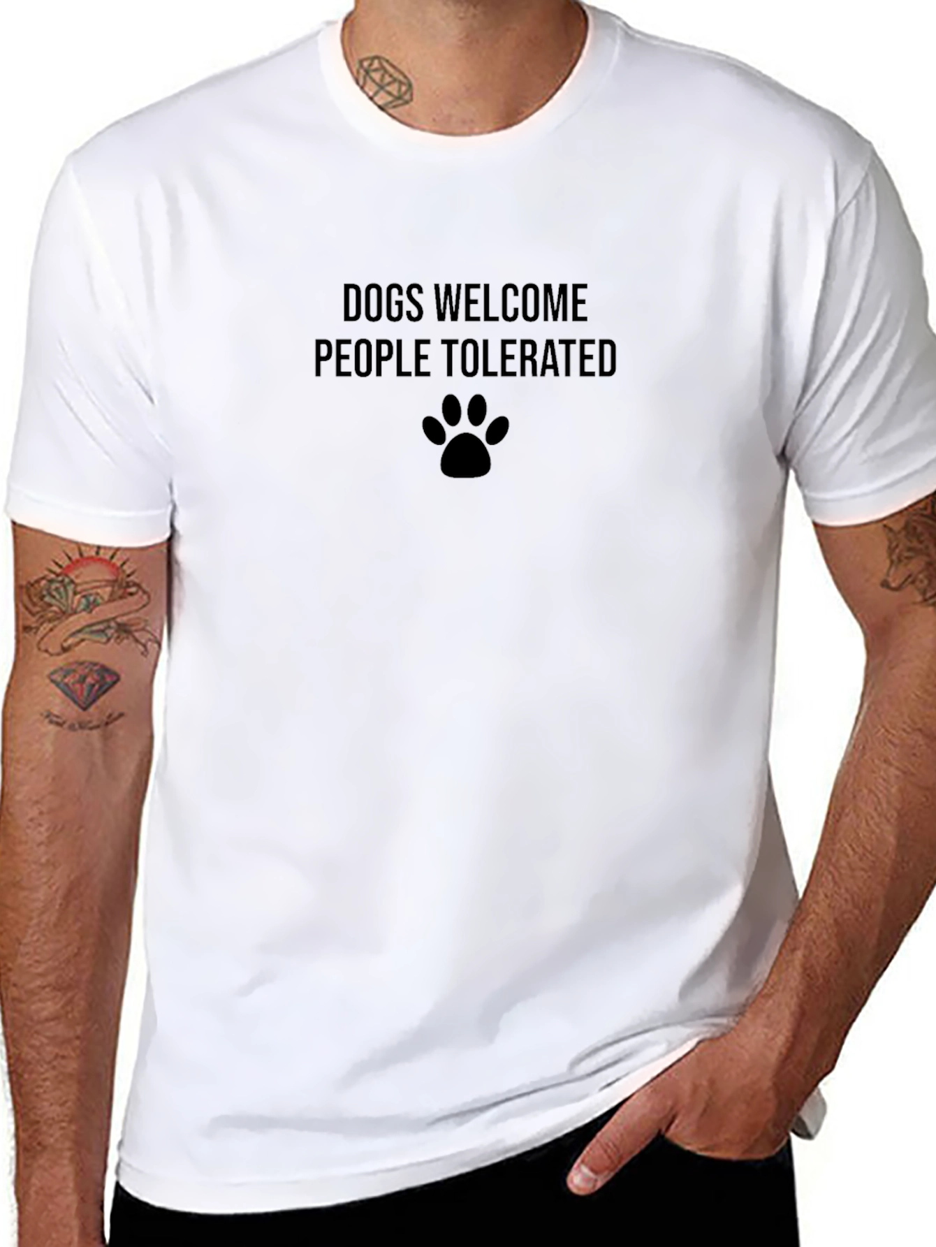 Dogs Welcome People Tolerated T-Shirt