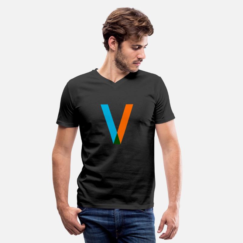 V Alphabet Fitted V Neck