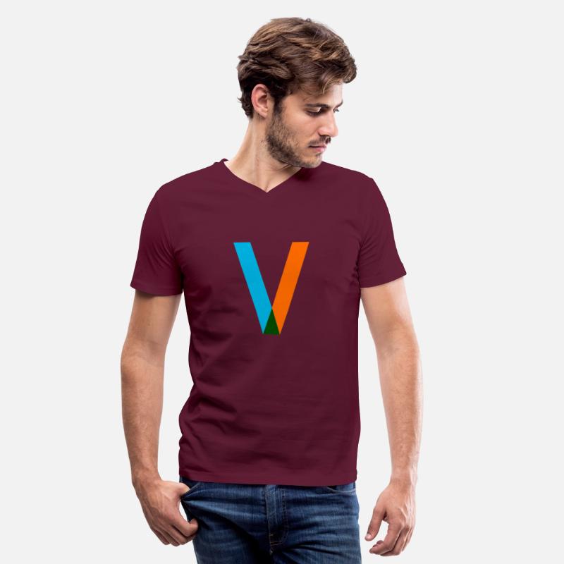 V Alphabet Fitted V Neck