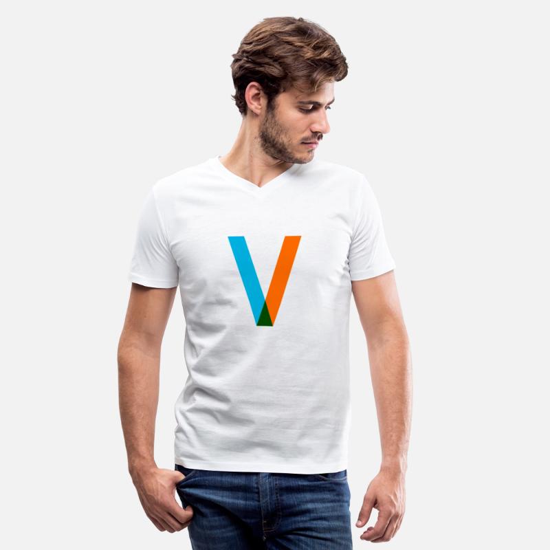V Alphabet Fitted V Neck