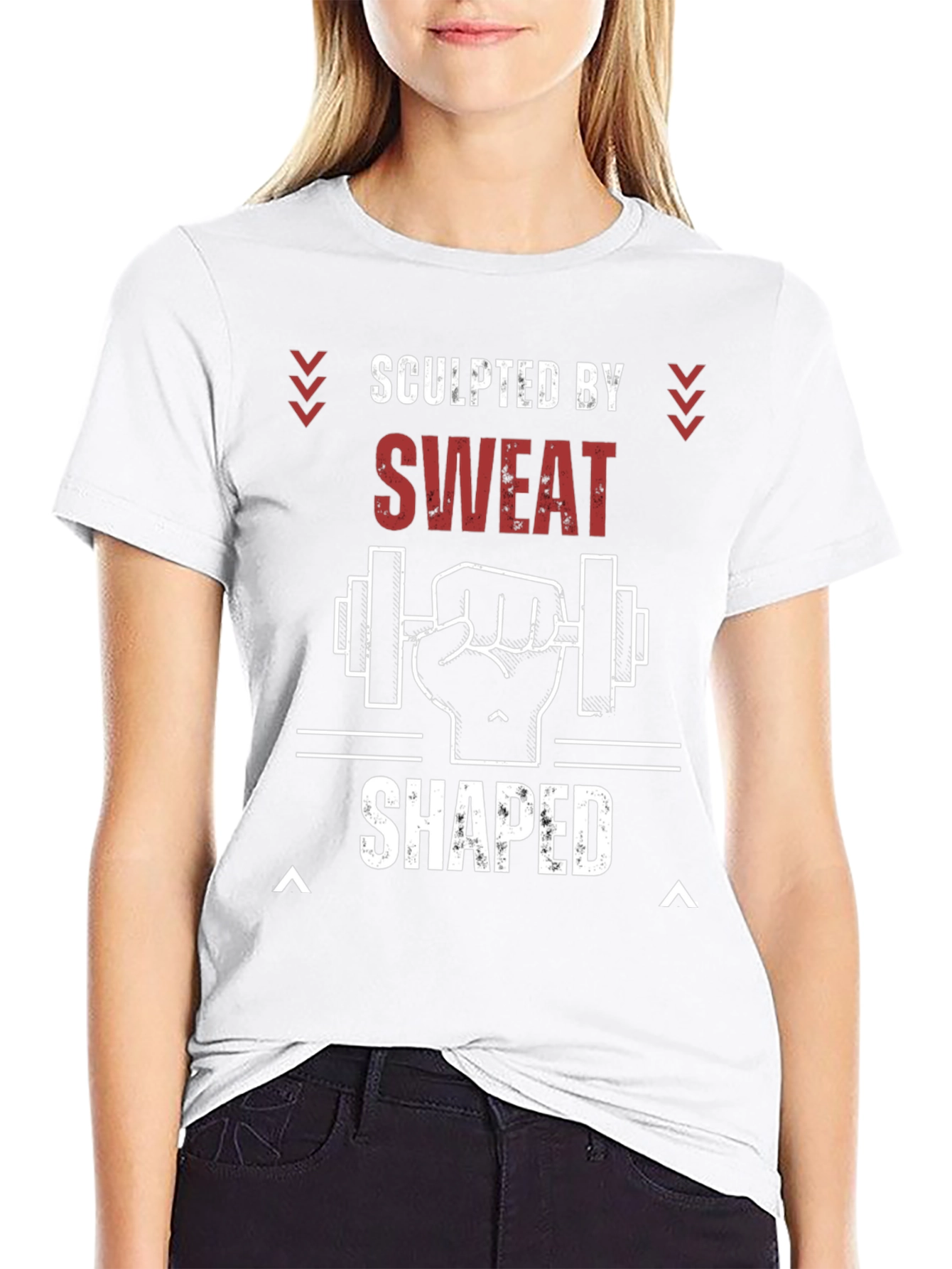 Sculpted by Sweat Graphic Tee - Fitness T-Shirt