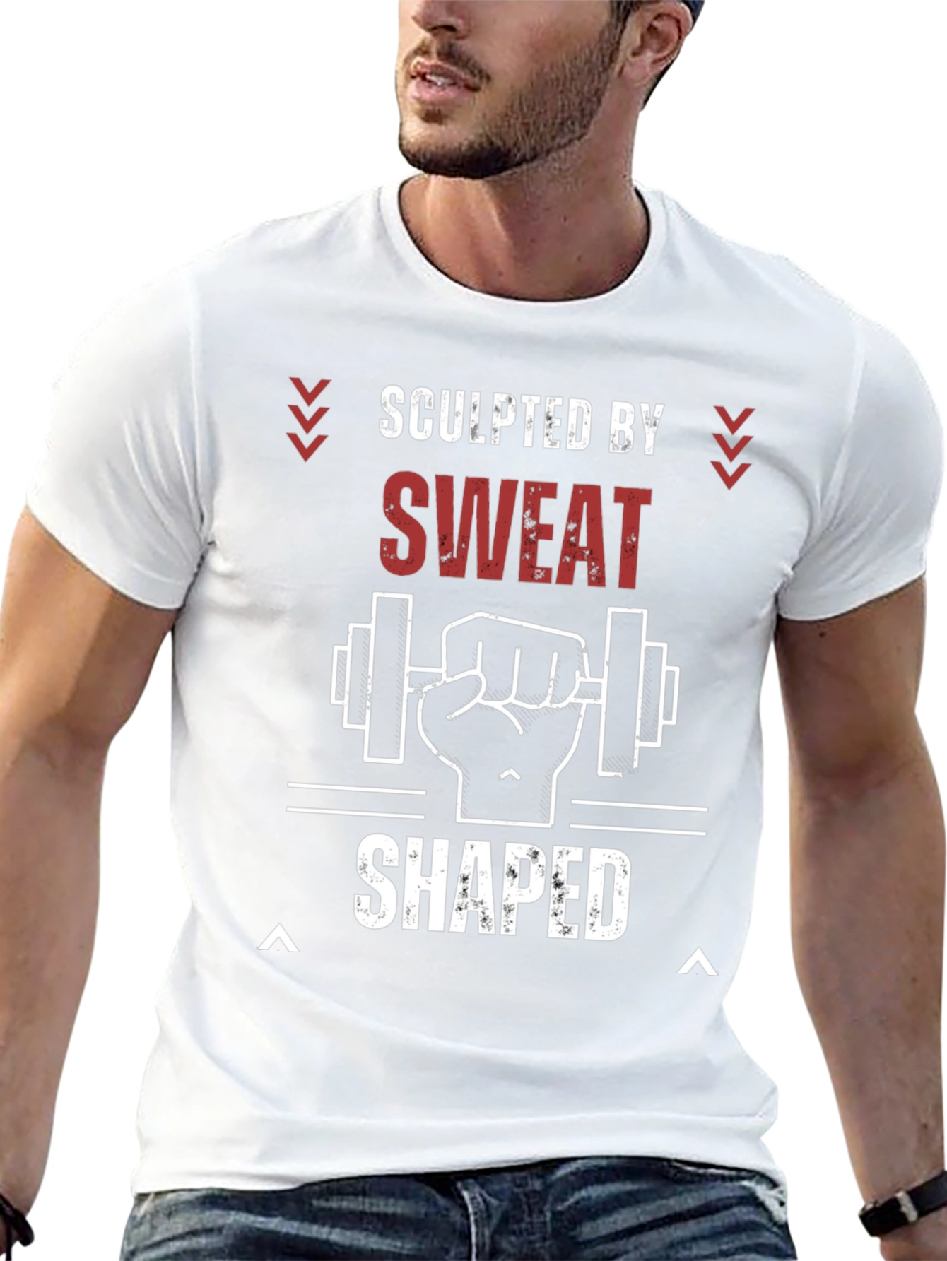 Sculpted by Sweat Graphic Tee - Fitness T-Shirt