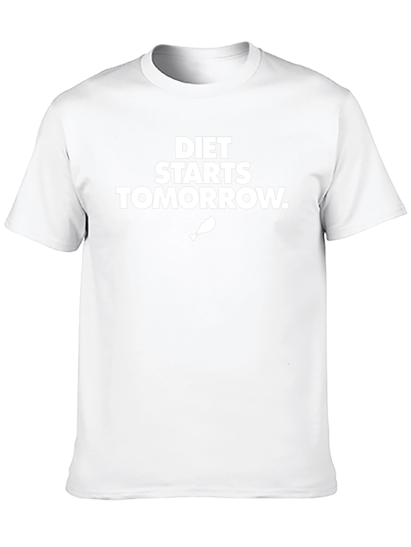 Diet Starts Tomorrow T-Shirt - Funny Foodie Tee
