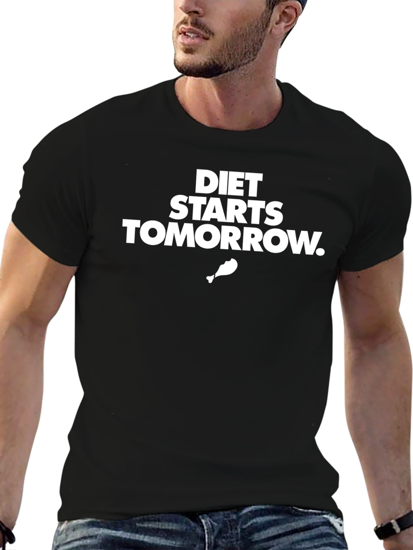 Diet Starts Tomorrow T-Shirt - Funny Foodie Tee