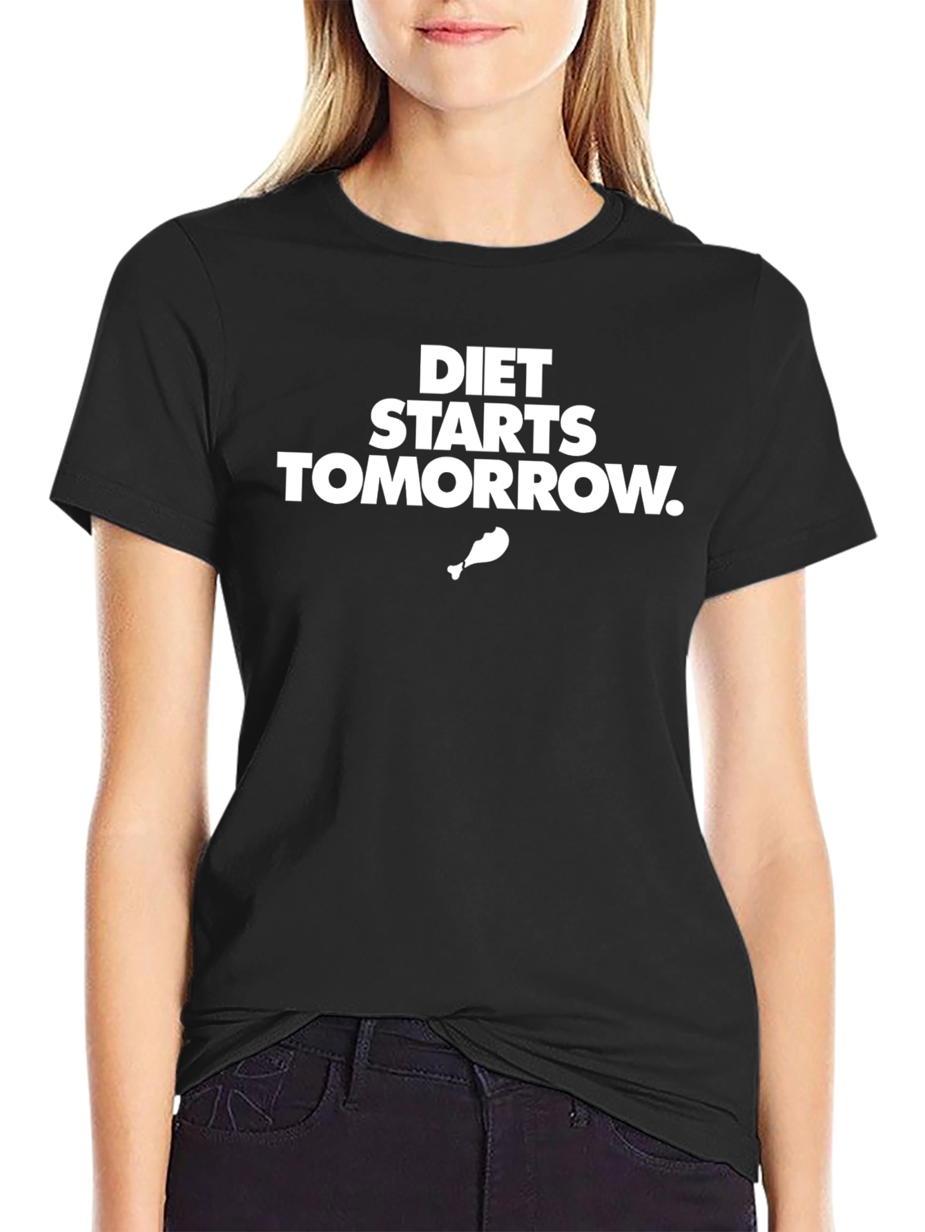 Diet Starts Tomorrow T-Shirt - Funny Foodie Tee