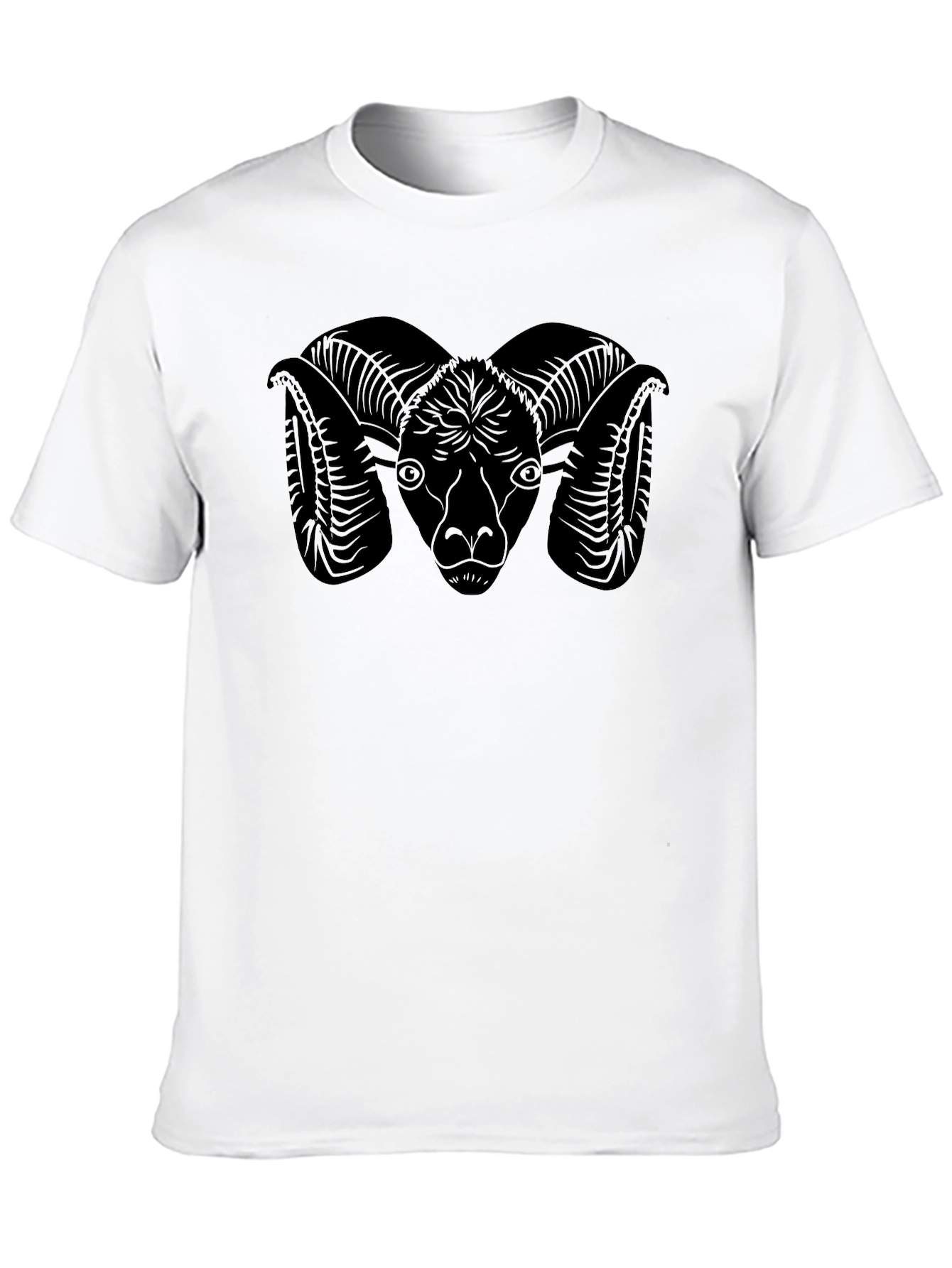 Black Ram Graphic Tee - Mens Casual Shirt