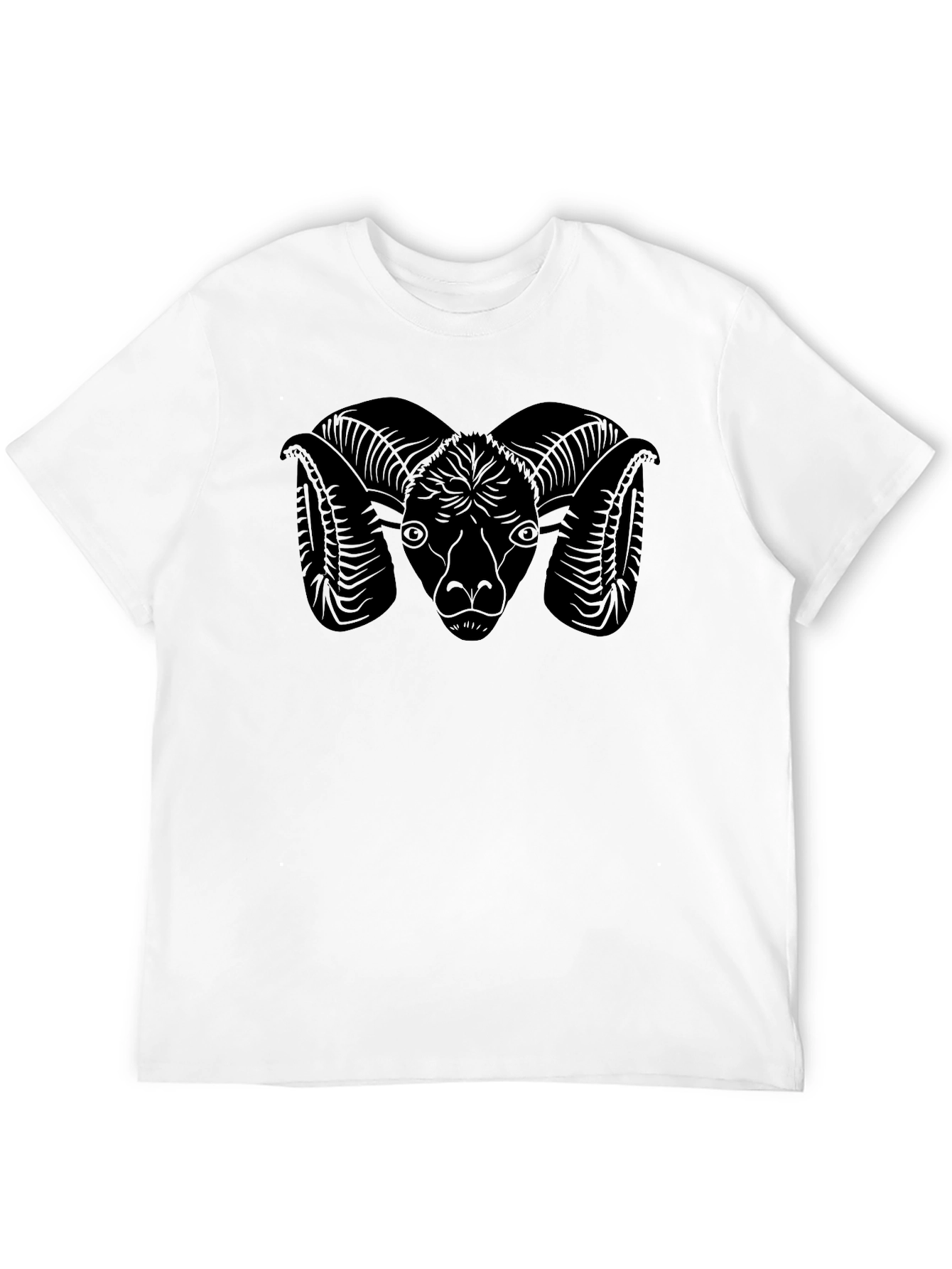 Black Ram Graphic Tee - Mens Casual Shirt