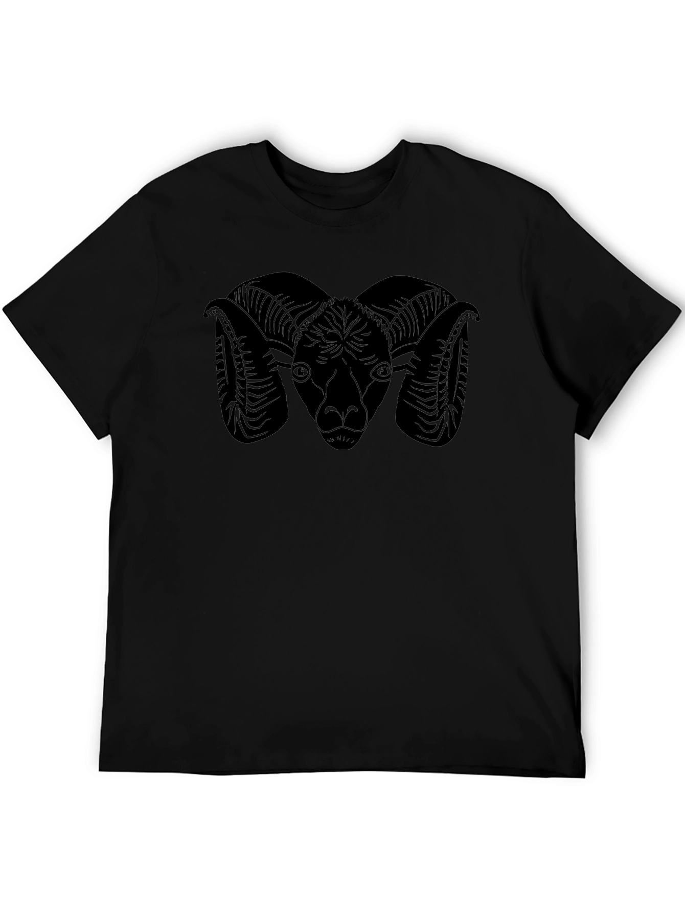 Black Ram Graphic Tee - Mens Casual Shirt