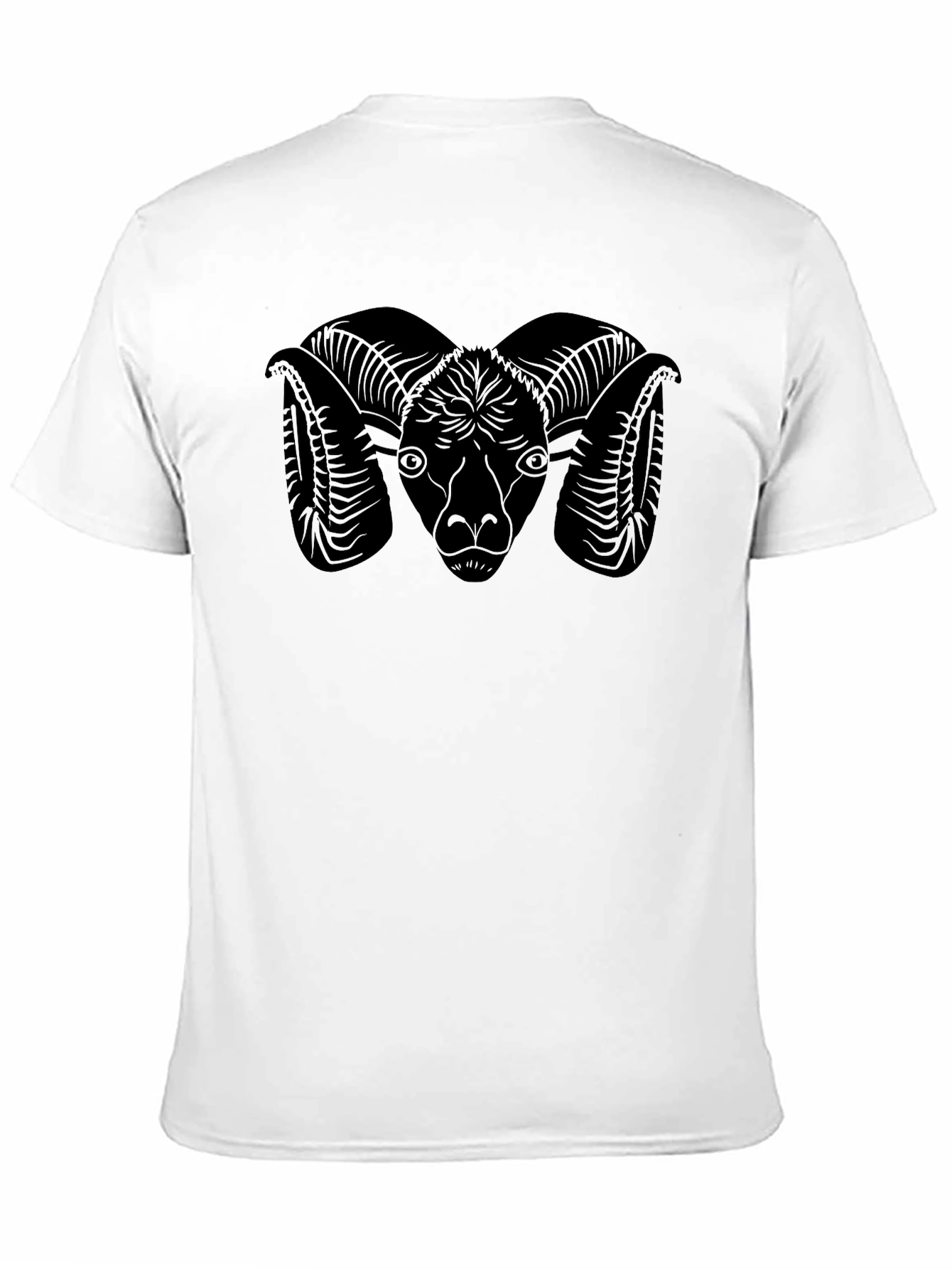 Black Ram Graphic Tee - Mens Casual Shirt