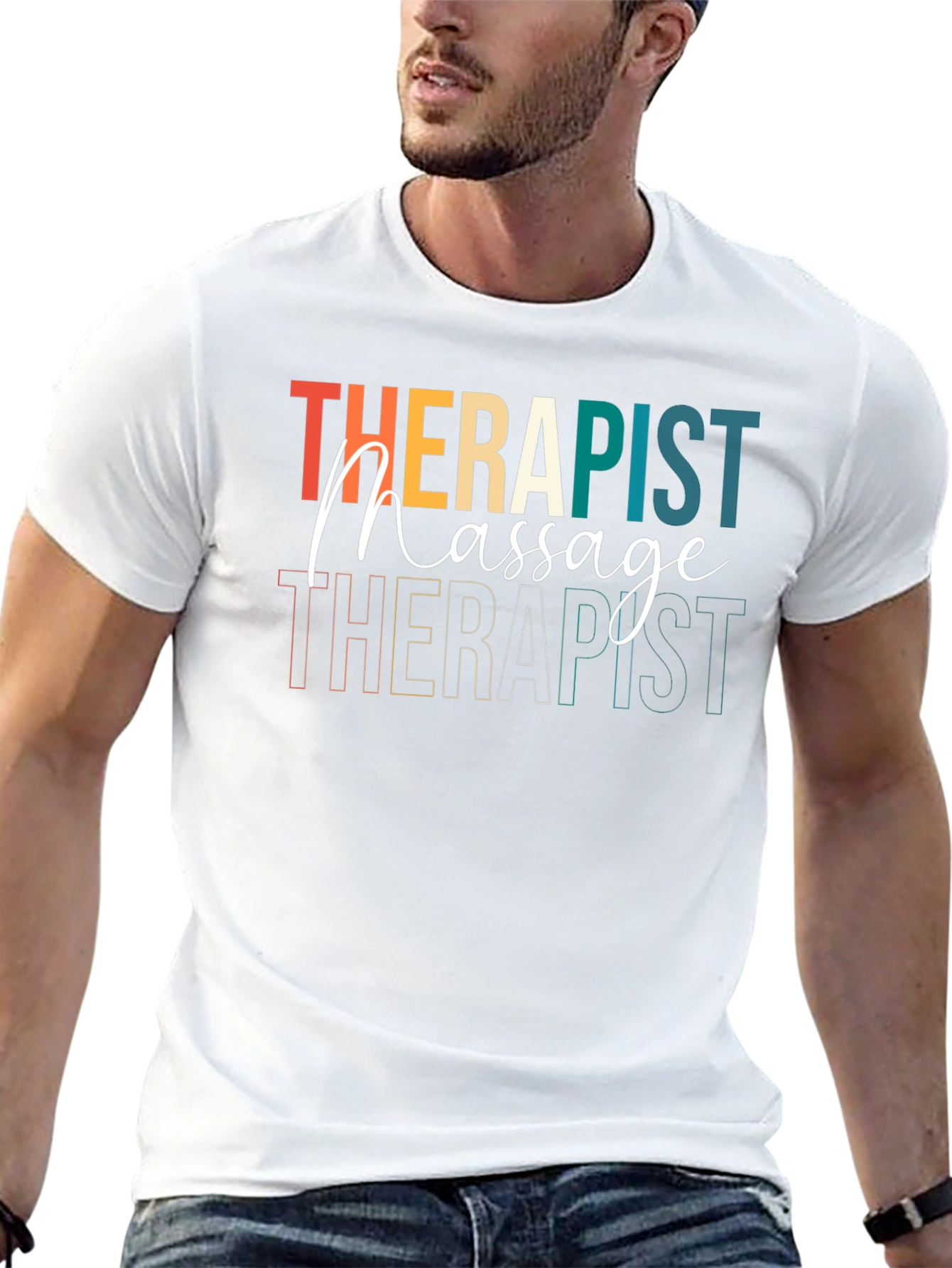 Massage Therapist T-Shirt Retro Design