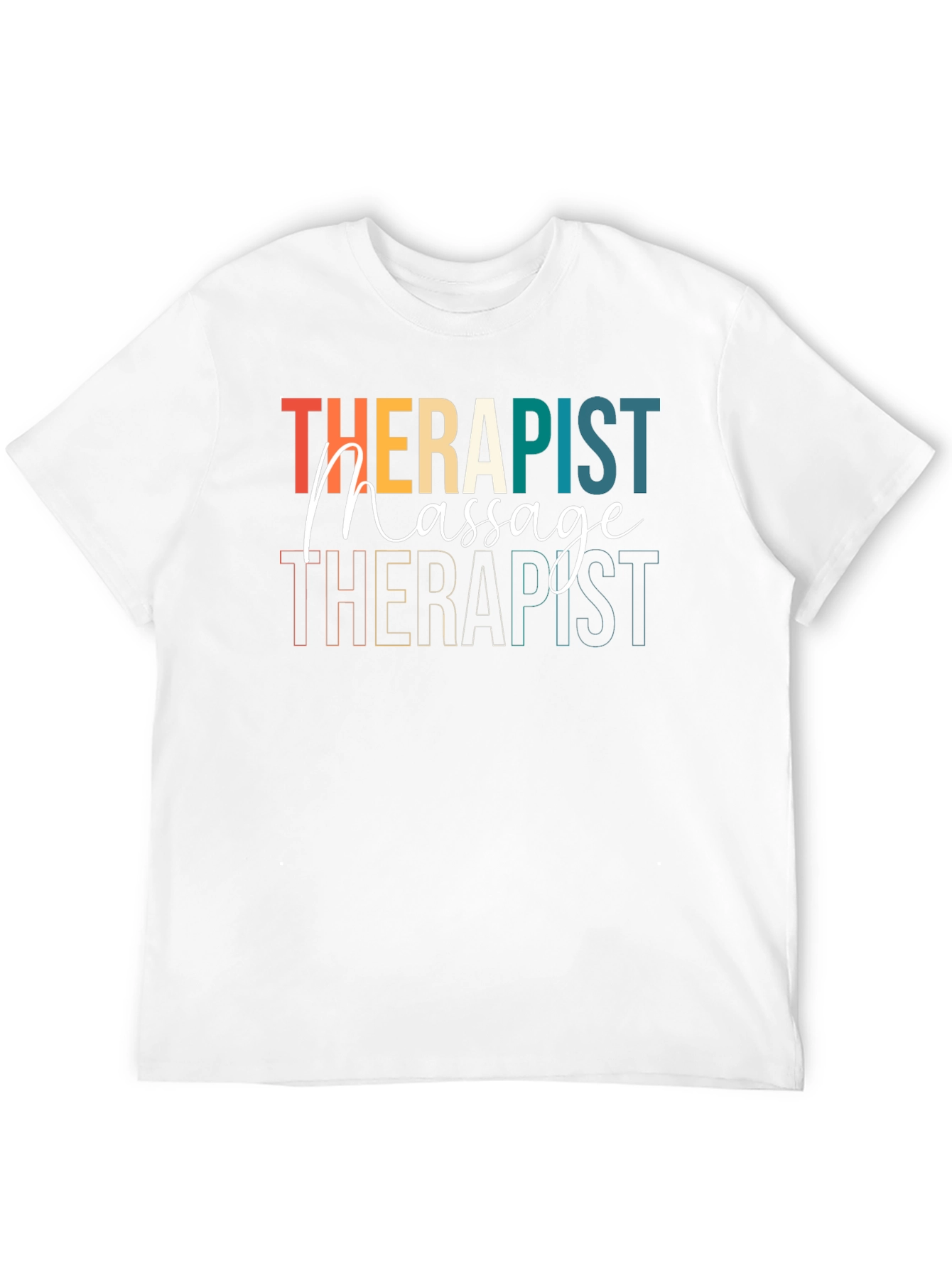 Massage Therapist T-Shirt Retro Design